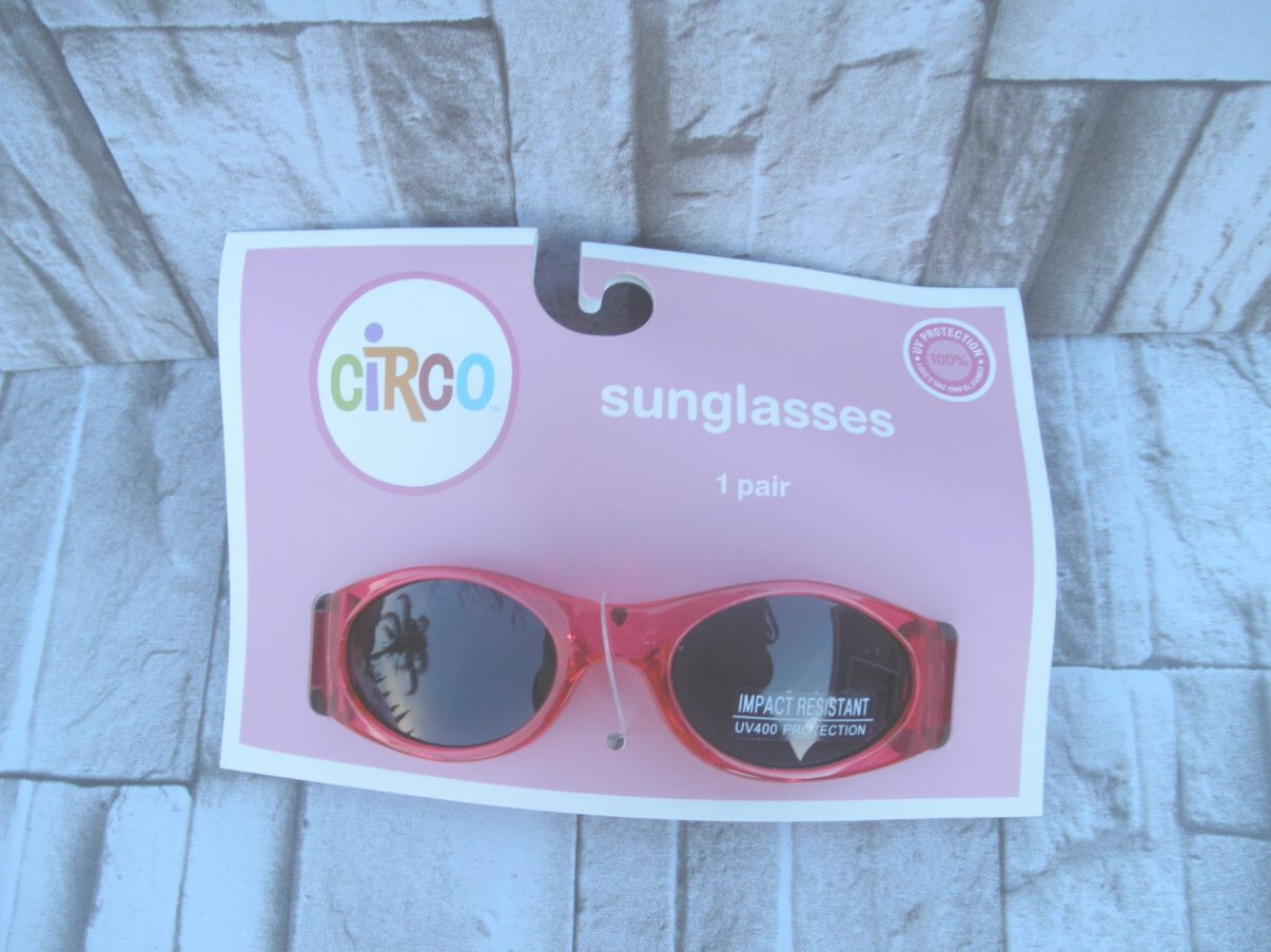 NEW by CIRCO, CHILDREN’S SUNLASSES(1PAIR) COLOR WATERMELON, 100% UV PROTECTION,
