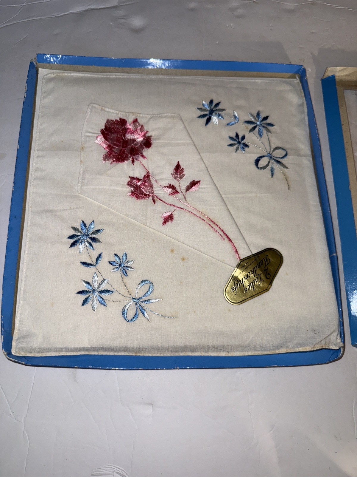 Lot-5 Vintage Ladies Handkerchiefs Please See Photos & Description