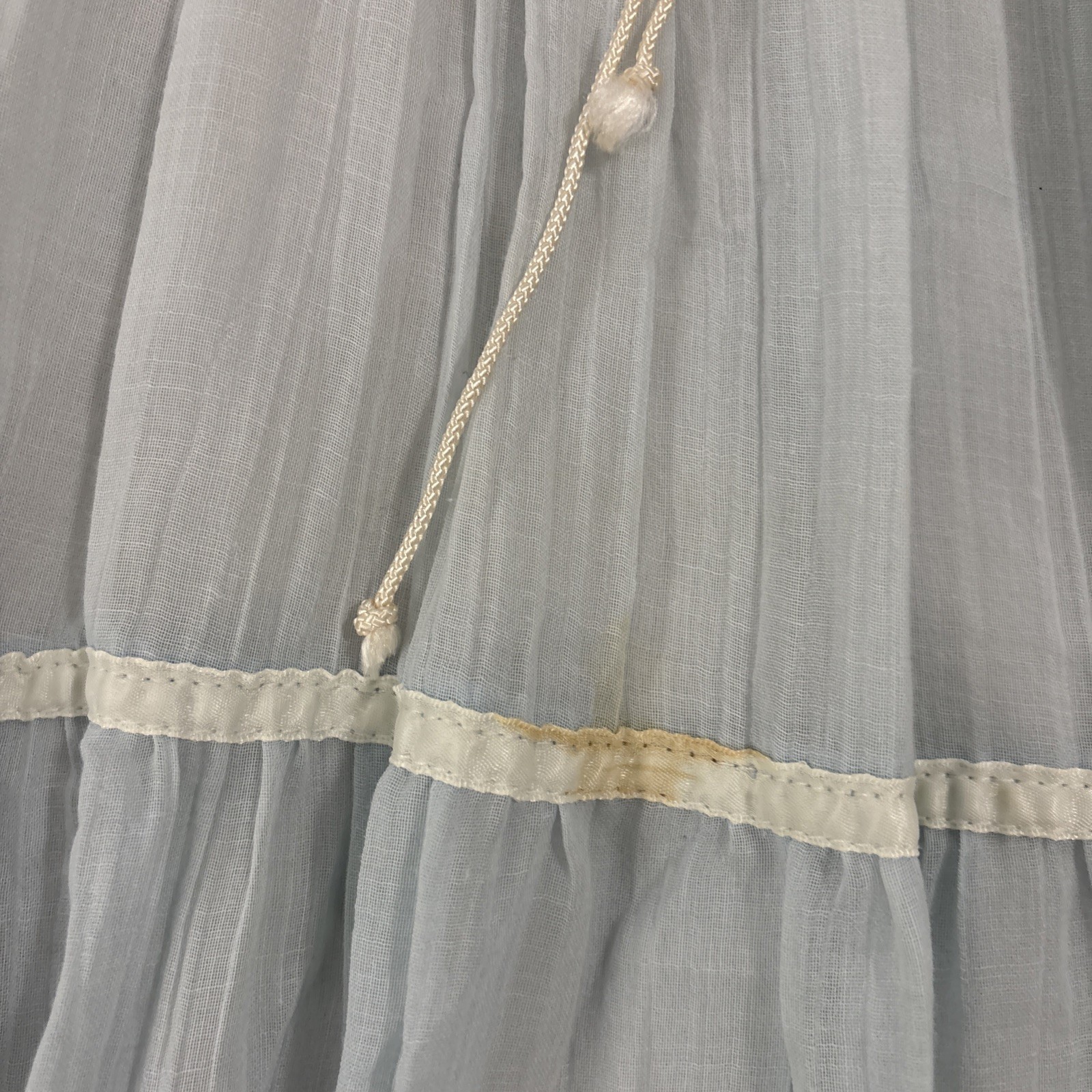 Vintage 1970’s Gunne Sax Blue Prairie Dress Cottagecore Size 9 Maxi