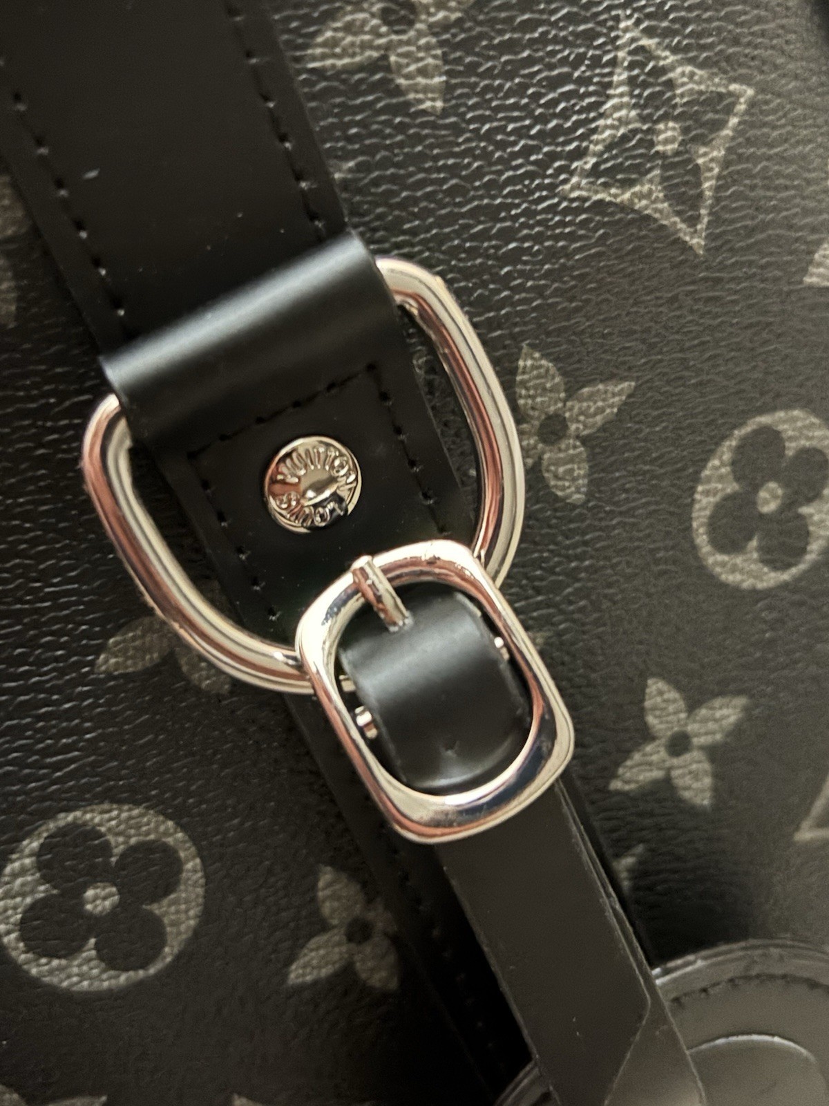 Louis Vuitton Keepall Bandouliere 45 Monogram Eclipse Bag Read Disc. Fast Ship !