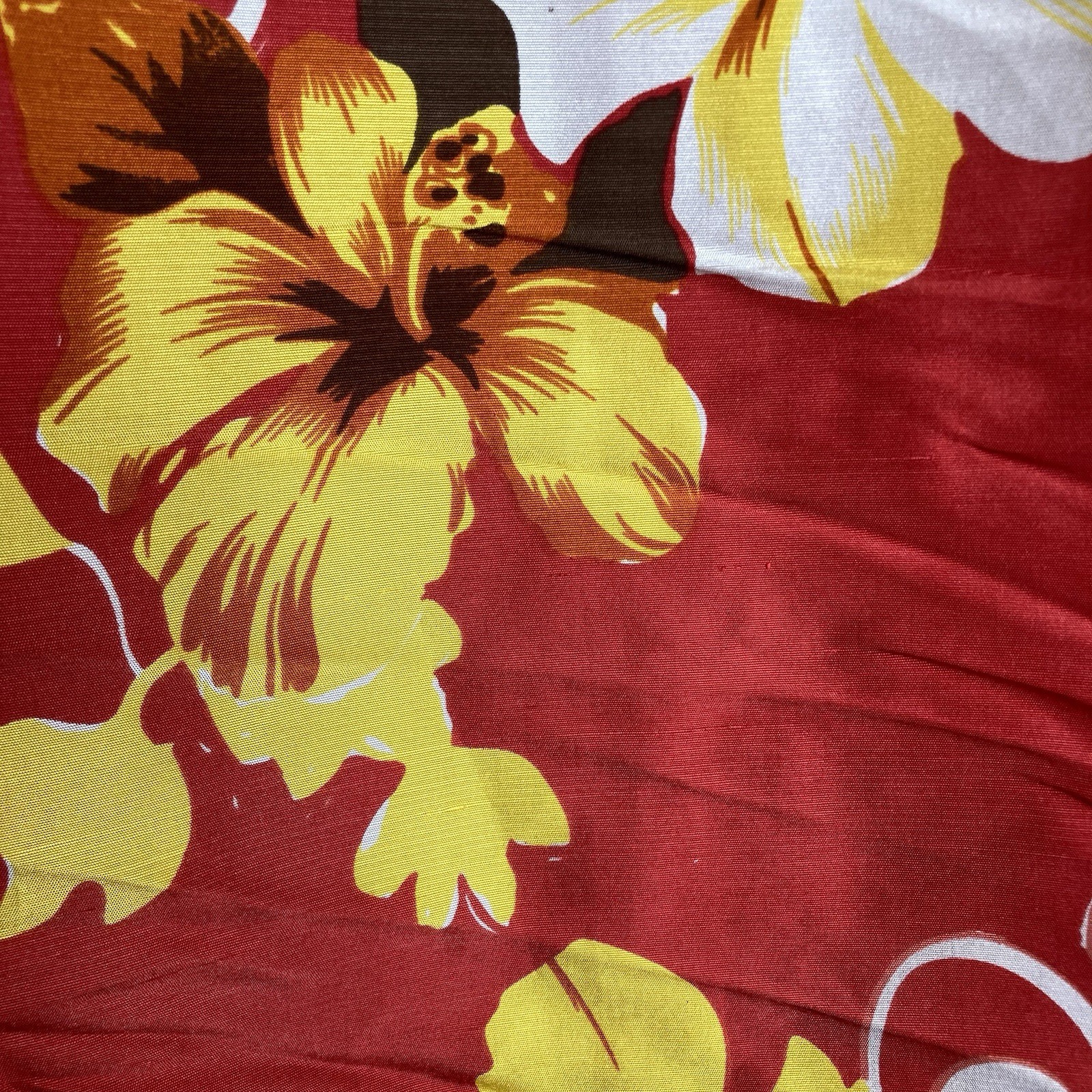 VTG 90s Harvé Benard Red 100% Silk Floral Cropped Jacket Sz 12 Bold Statement