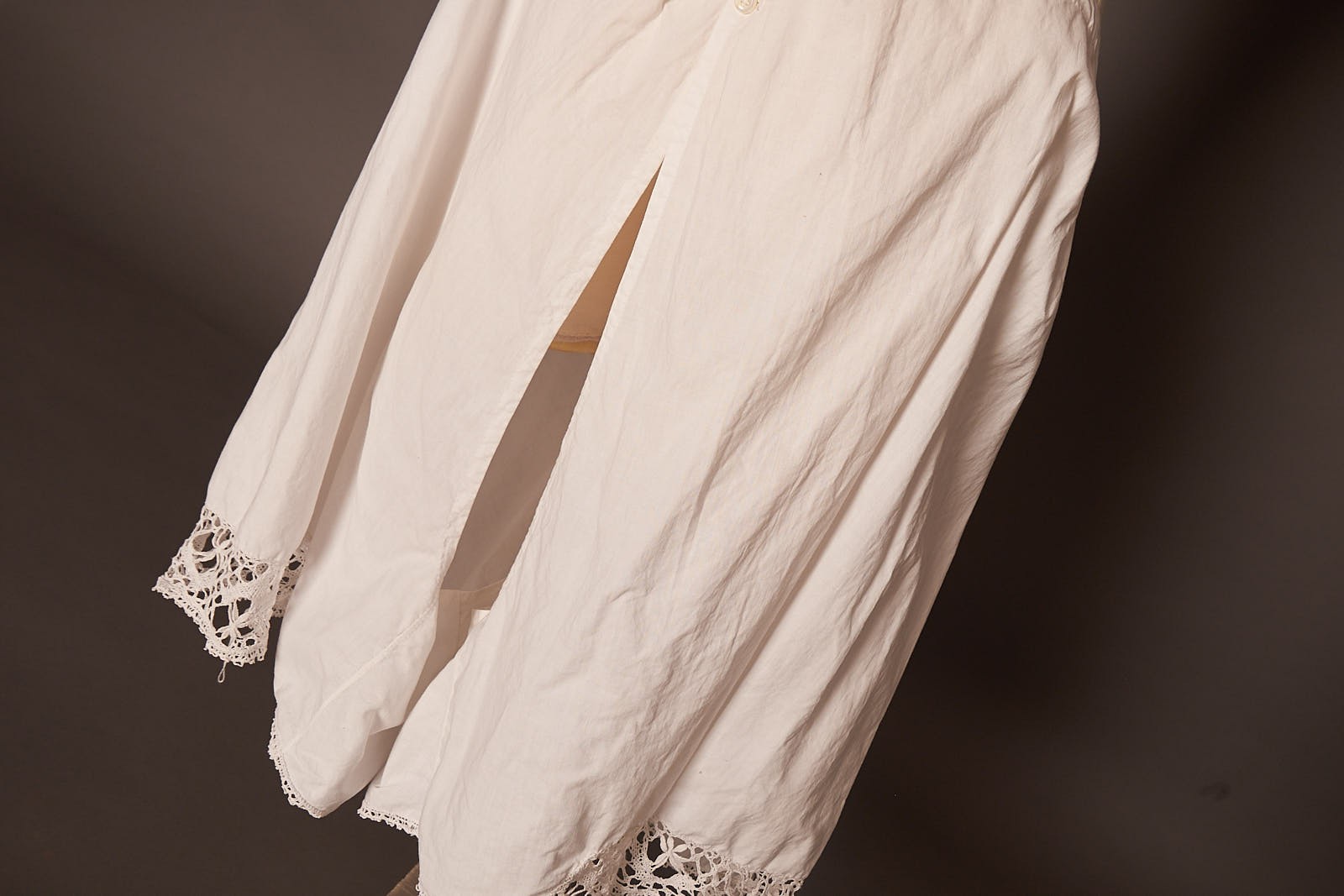 Victorian Split Back White Light Breezy Bloomers Shorts