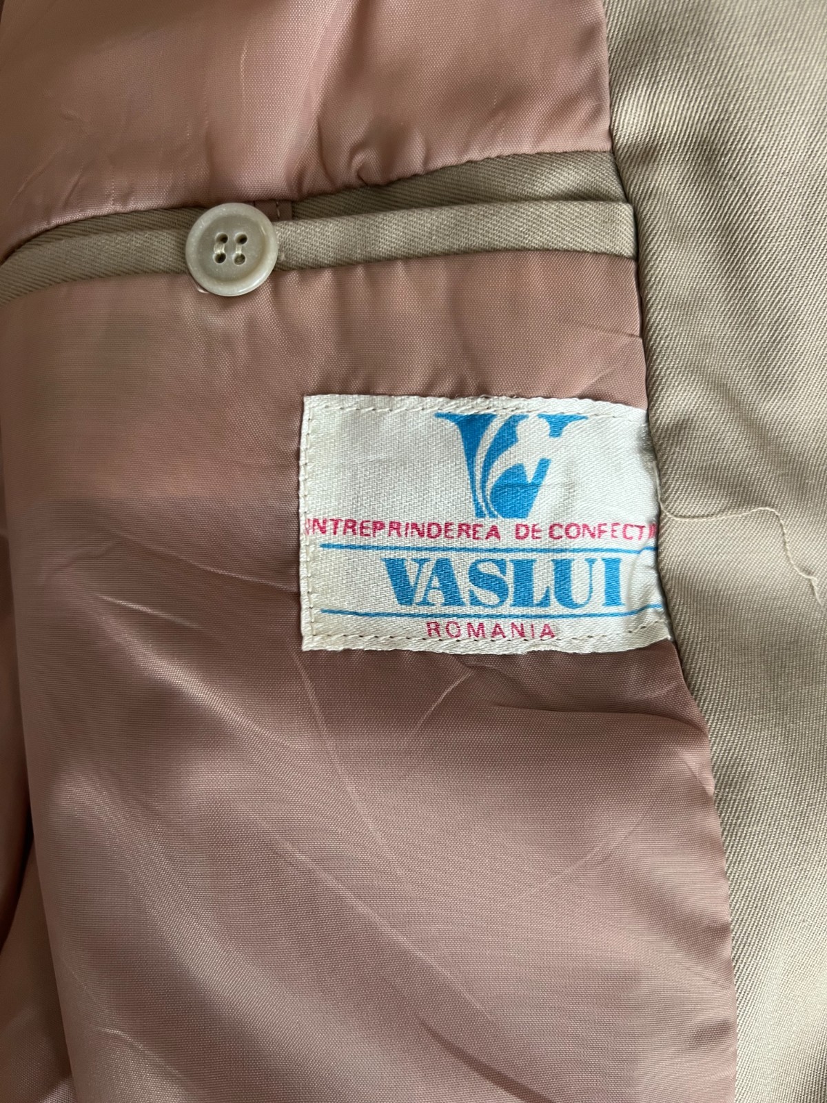 Vintage men’s raincoat, 1970-1980s, Romania.