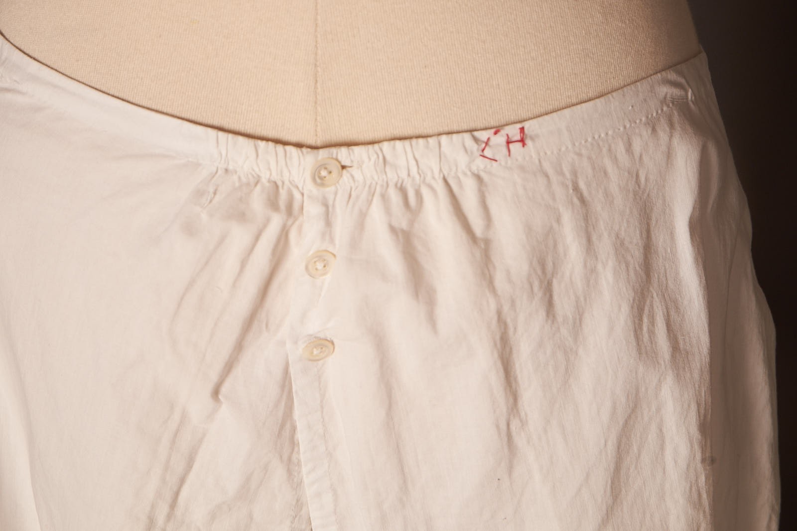 Victorian Split Back White Light Breezy Bloomers Shorts