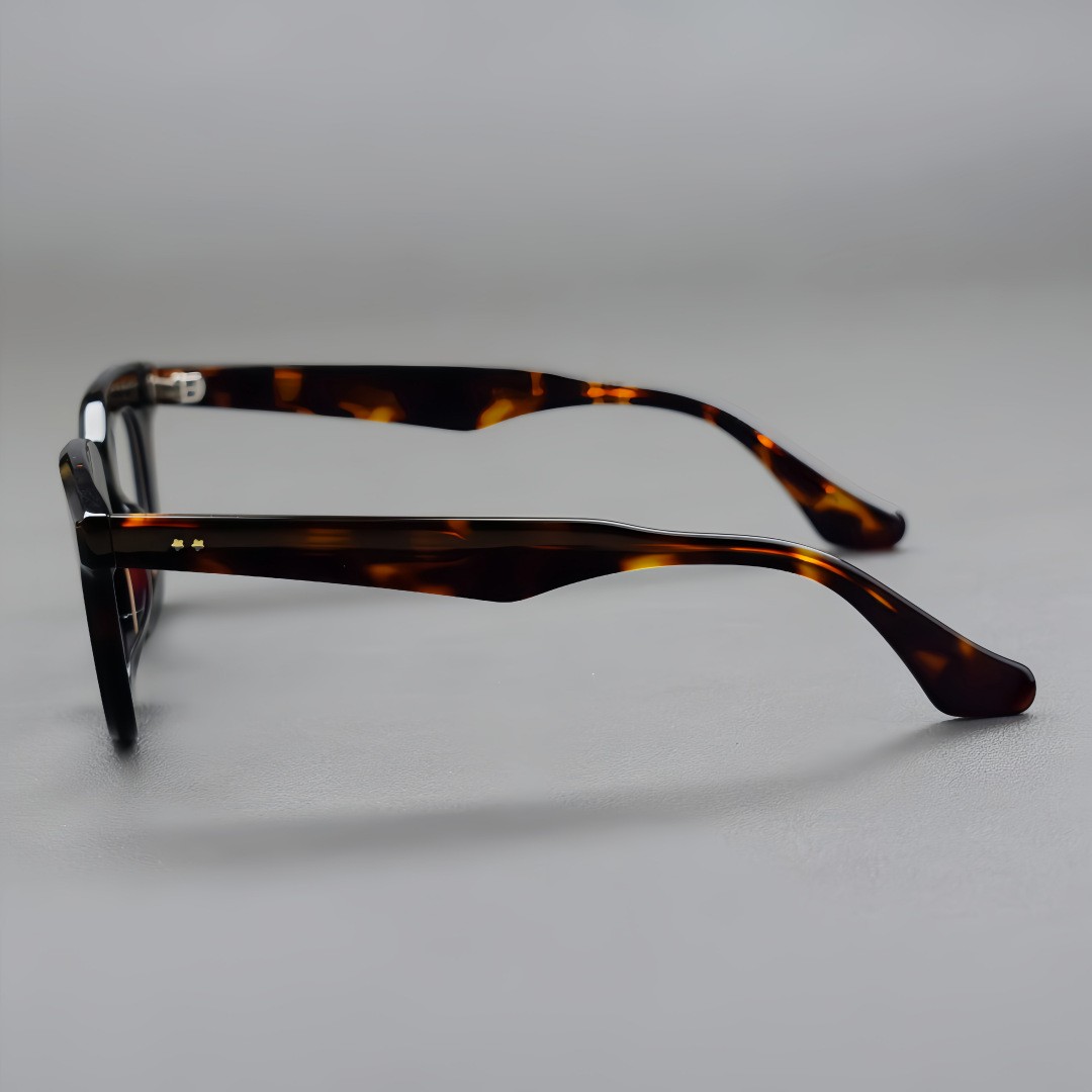 Square Retro Acetate Eyeglasses Frames Thick Glasses Frame Women Men Eyewear