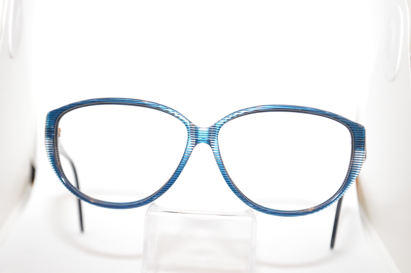 Vintage Fabergé 46 Eyeglass Frames 62[]18 145MM Blue RARE NICE