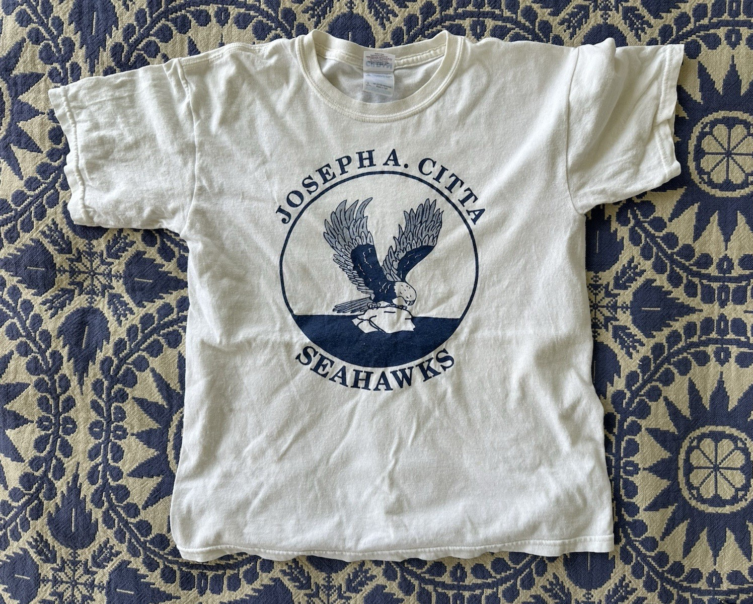 vintage SEAHAWKS elementary school MASCOT toms river NJ punk indie