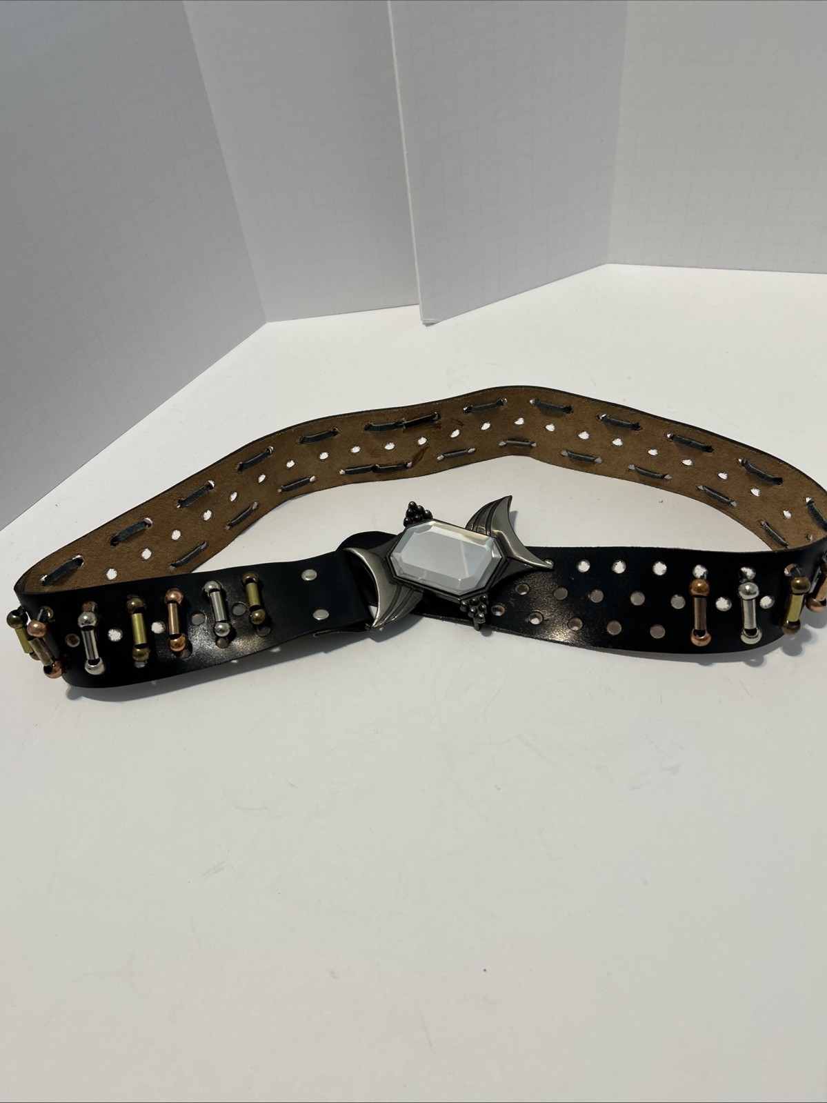 Handcrafted Leather Belt With Buckle 40’ Inches Long