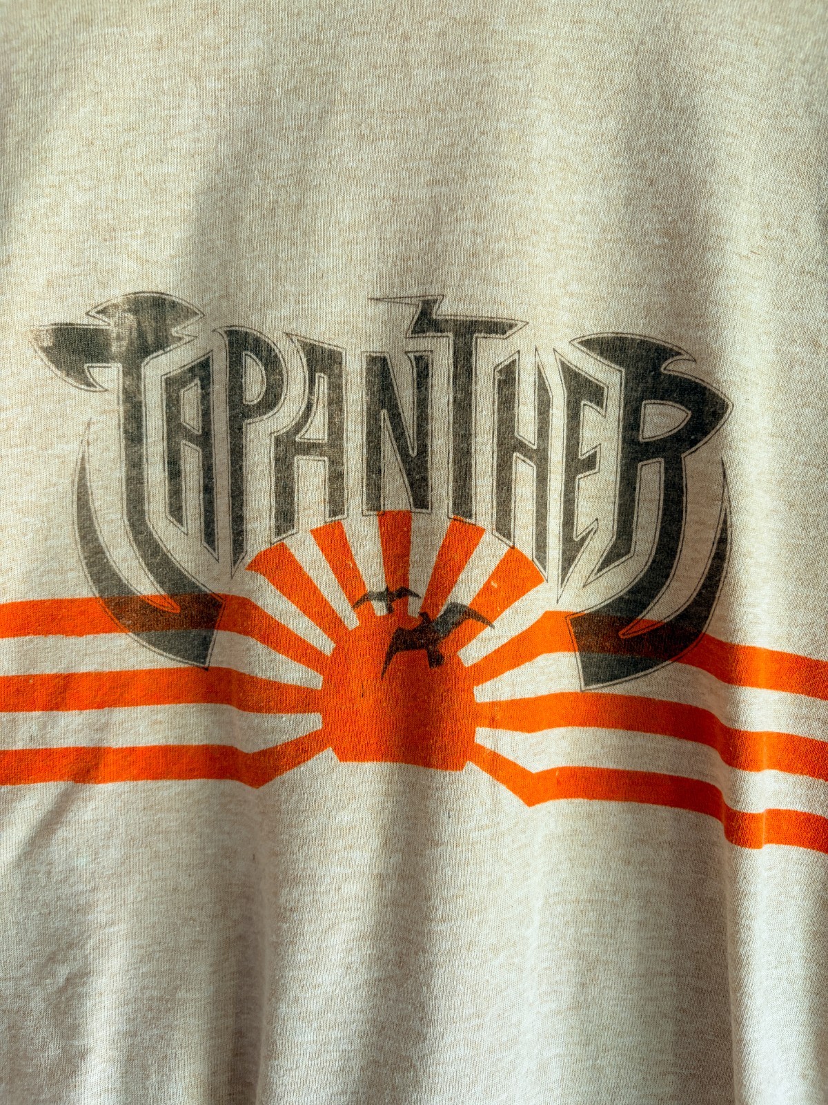 Vintage Early 2000s New York Band Japanther Beige Tee – S / XS