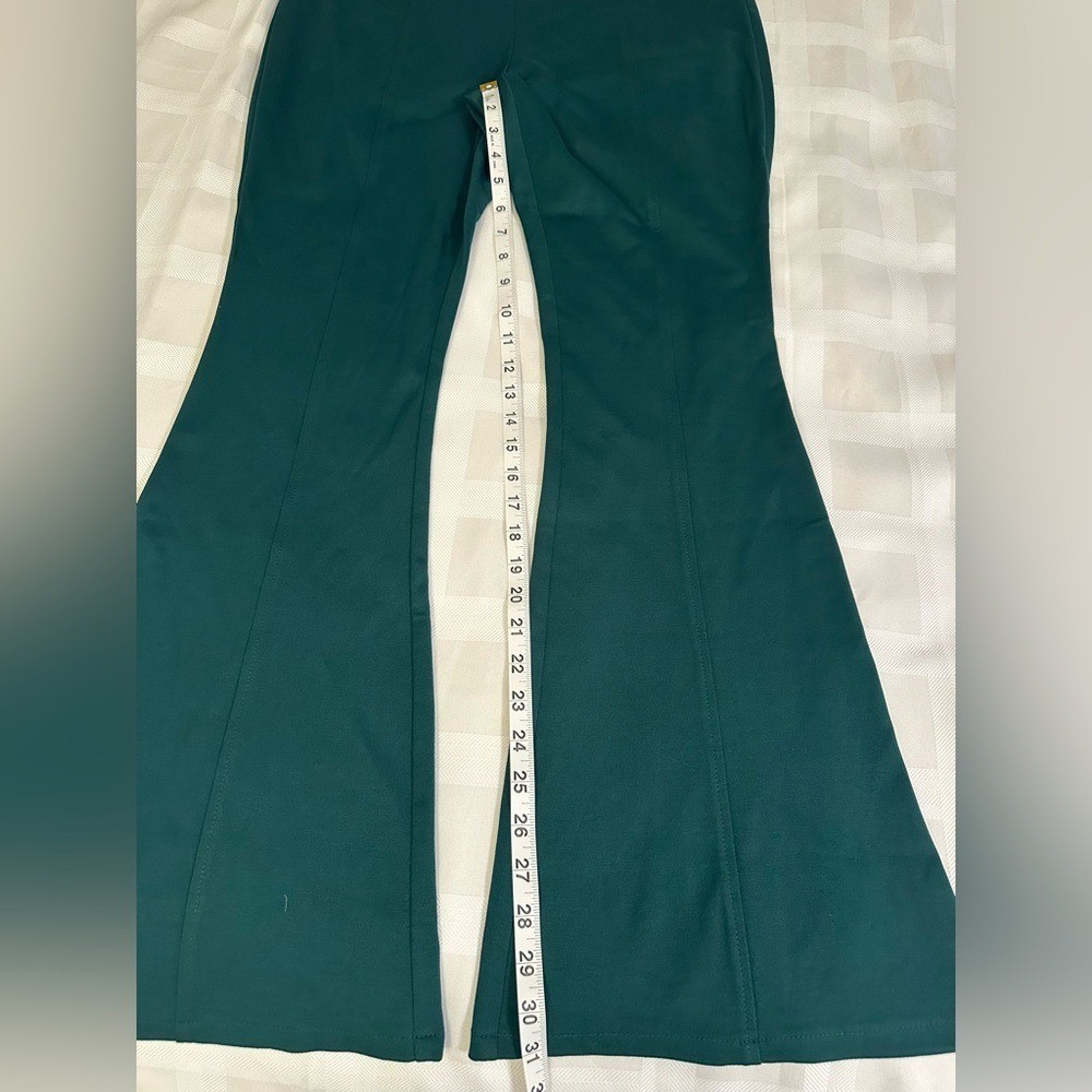 💚💙 NWT Dear Scarlett Magic flare pants deep teal 1X (14-16)—TTS 💚💙