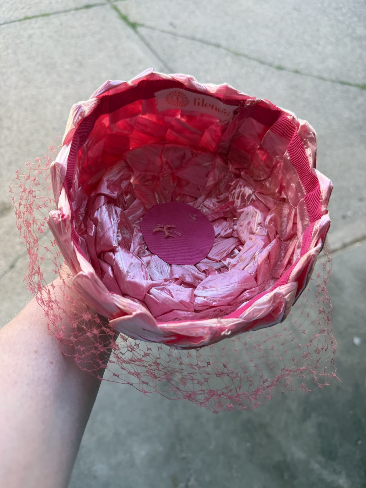 Vintage Pink Women’s Pillbox Hat