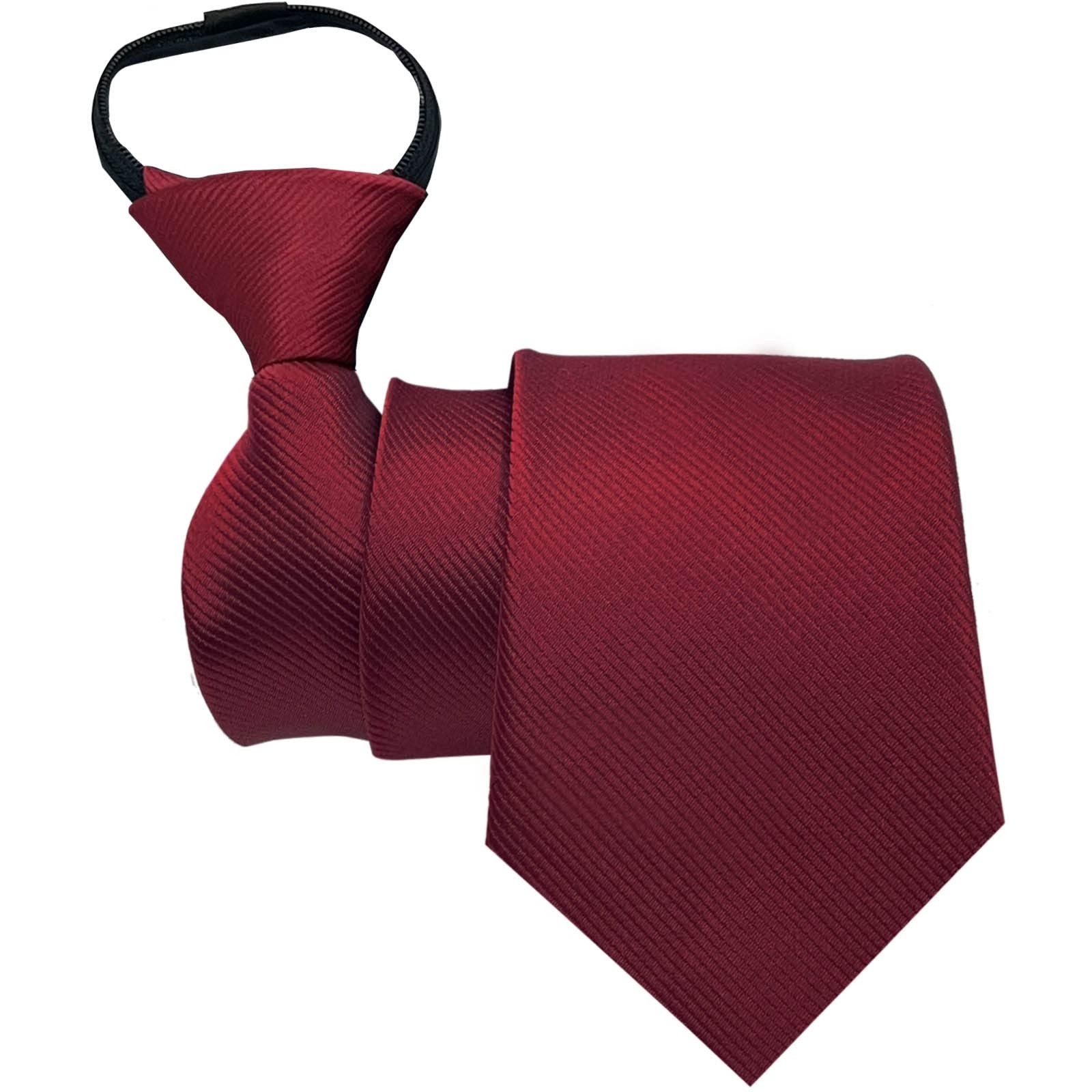 Mantieqingway Mens Zipper Tie 19” Adjustable Pretied Ties for Men Polyester …
