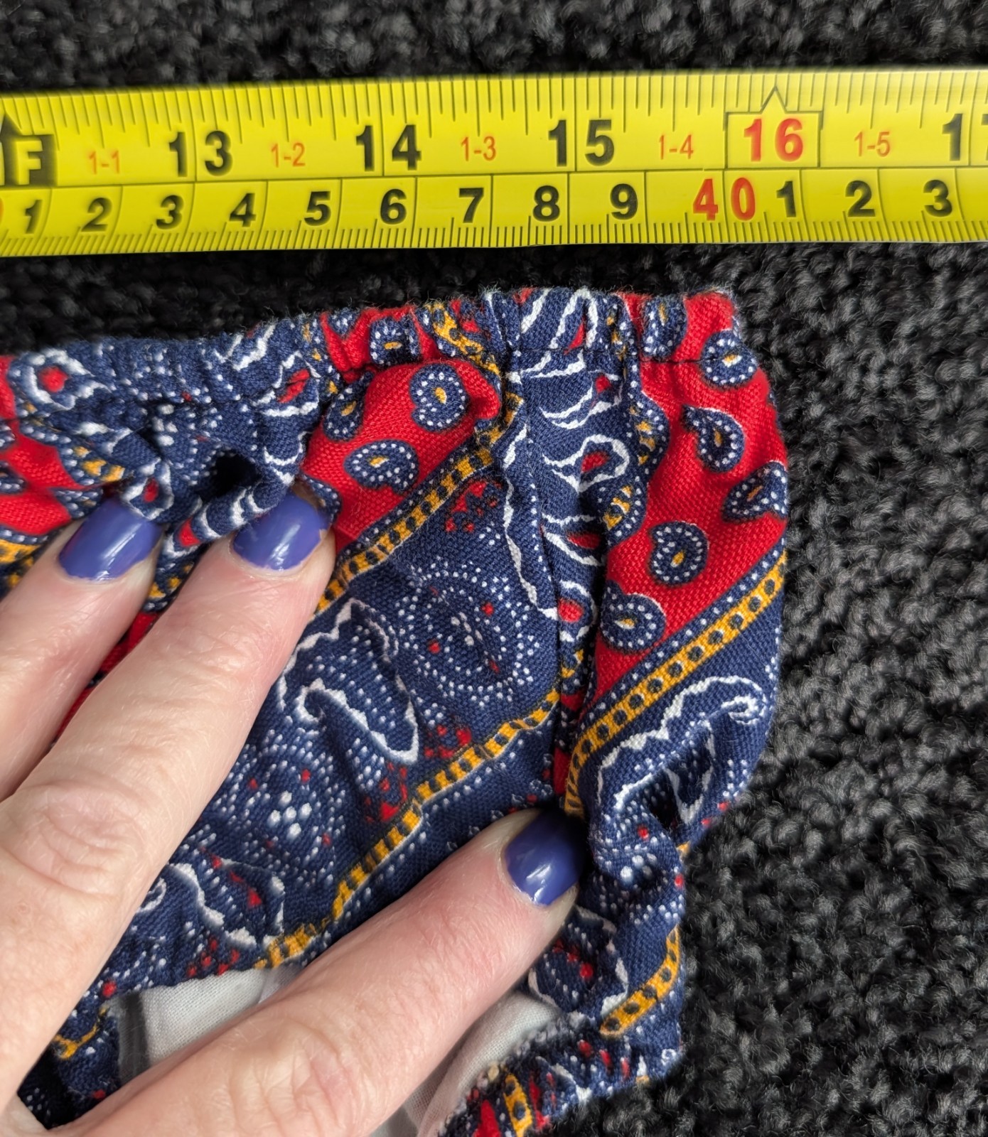 Vintage Dune Deck 3pc Bikini Swimsuit & Pants Set 60s 70s Paisley Bandana Print