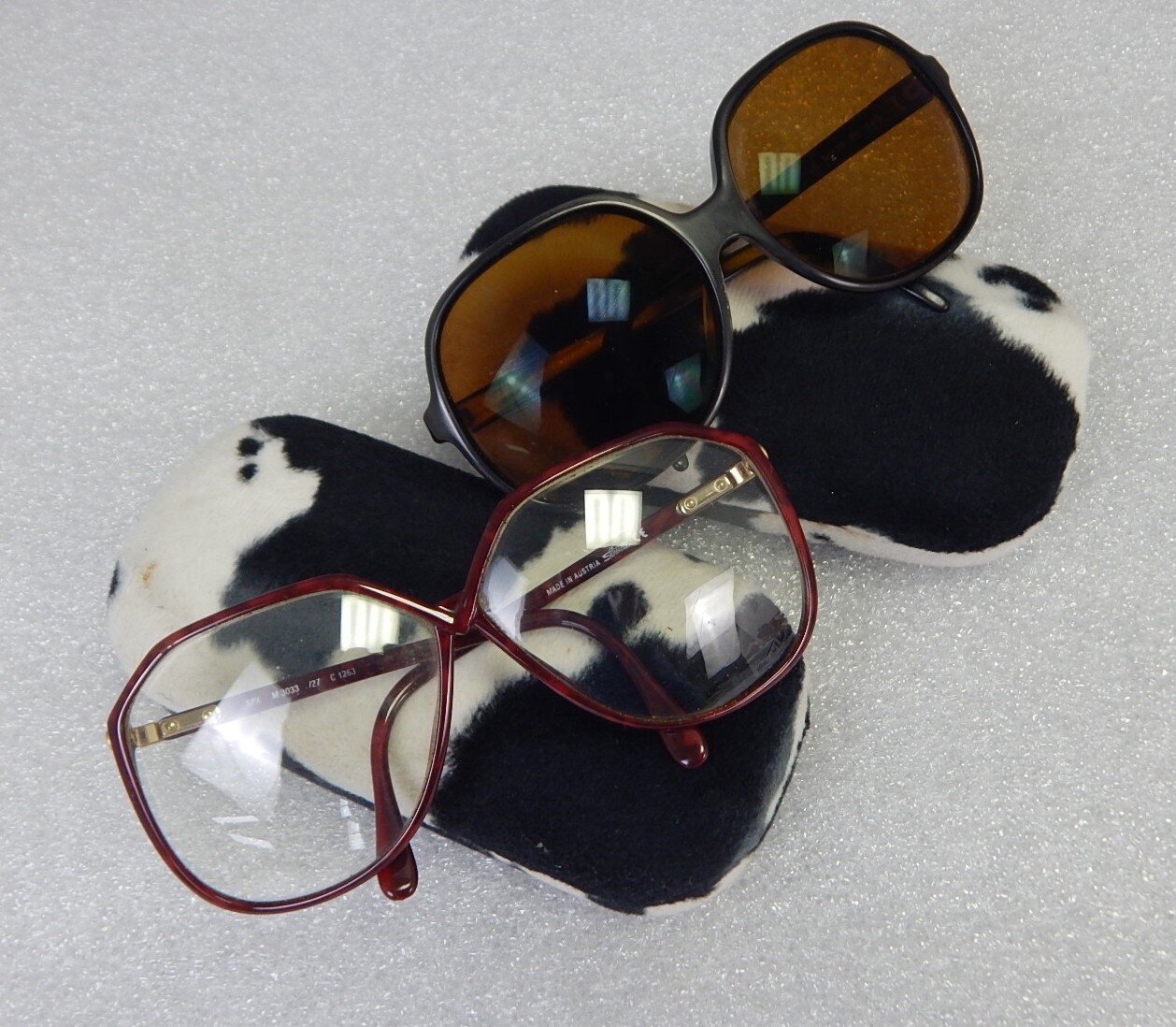 Vintage 1970s Oversized Eyeglasses Sunglasses frame lot Silhouette 135mm 60×70