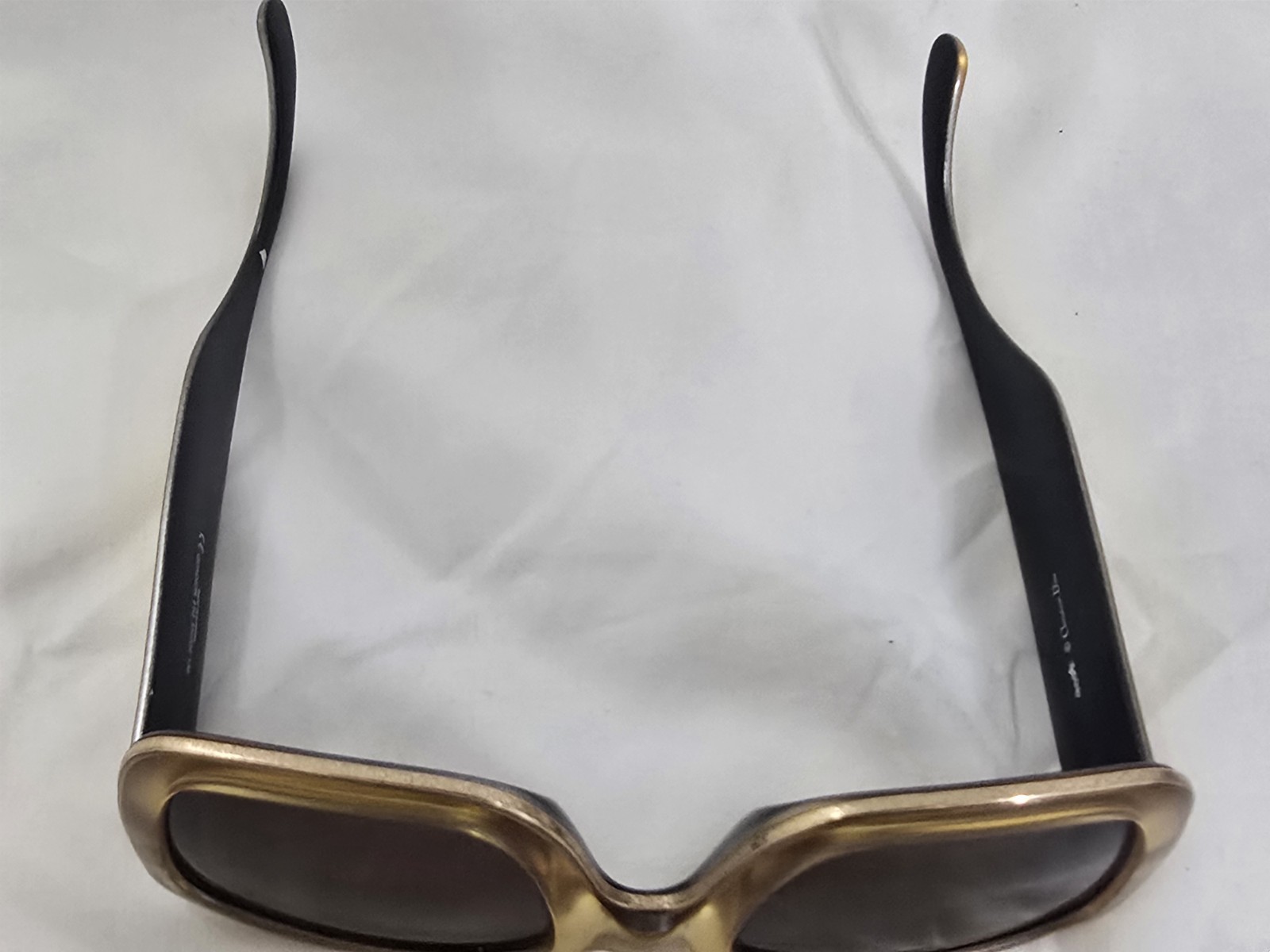 Christian Dior Vintage Sunglasses Mod Quadior 41Q Austria Gold Oversize CD