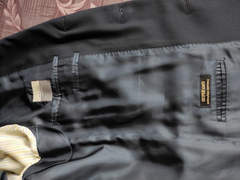 Men Corneliani Navy Silk Wool Blazer 40 /L / 48