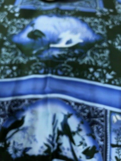 FINE COMO SILK PONCHO BY PIERANGELO MASCIADRI BELLAGIO ITALY- RAINERIS