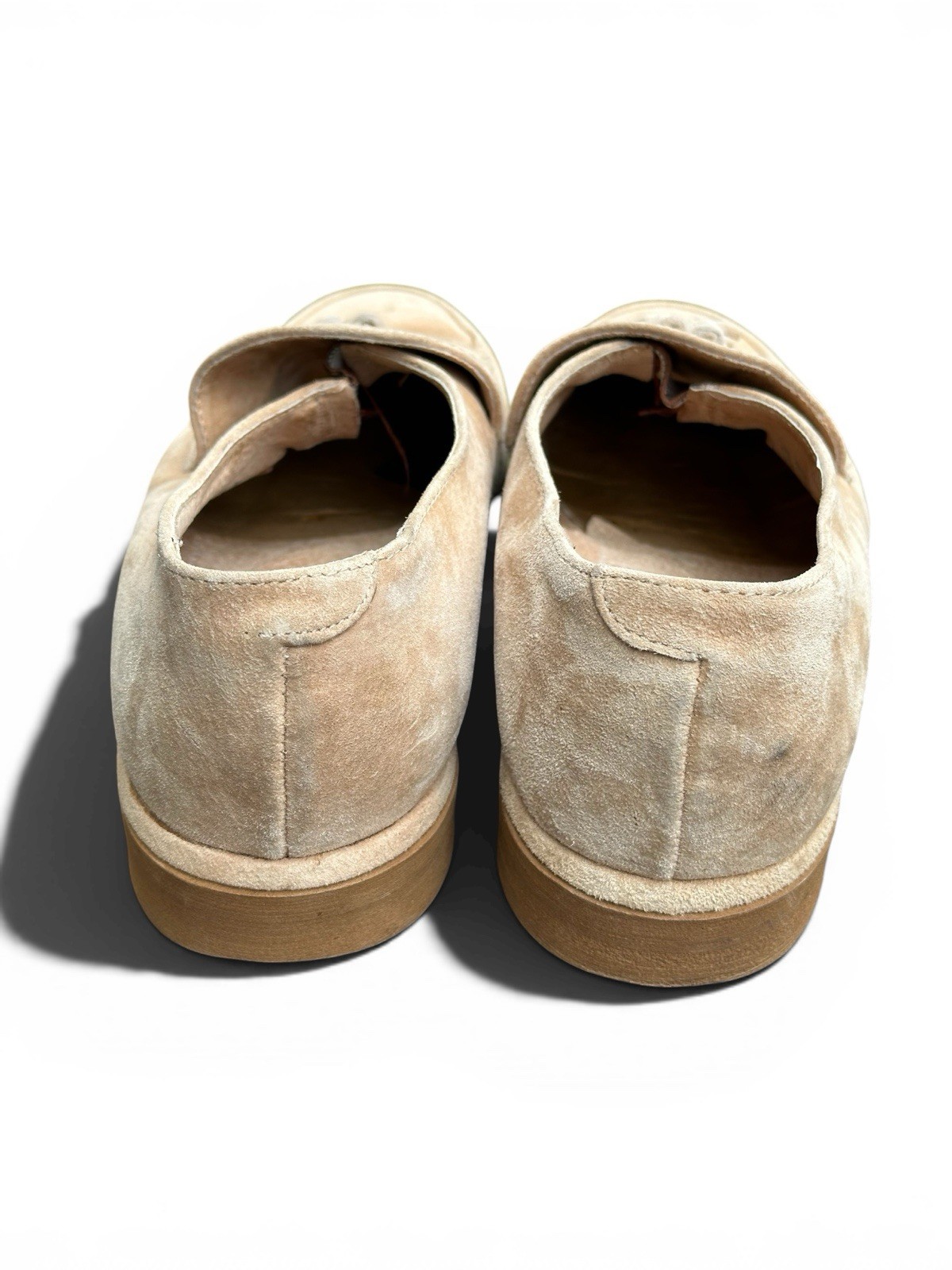 VTG Men’s Suede Tassel Loafers 1970’s McGregor Size 8 Tan Made In Poland Unisex