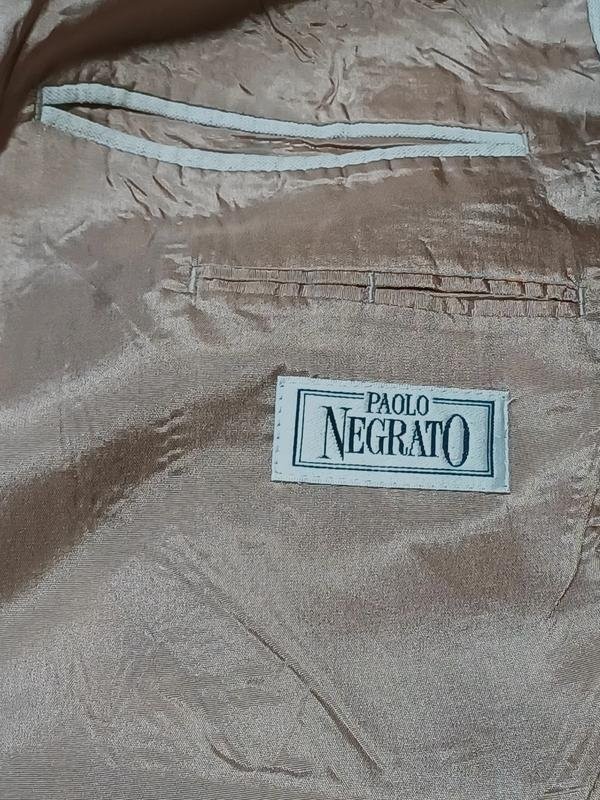 Men Paolo Negrato Blazer White Viscose 38 / M / 46