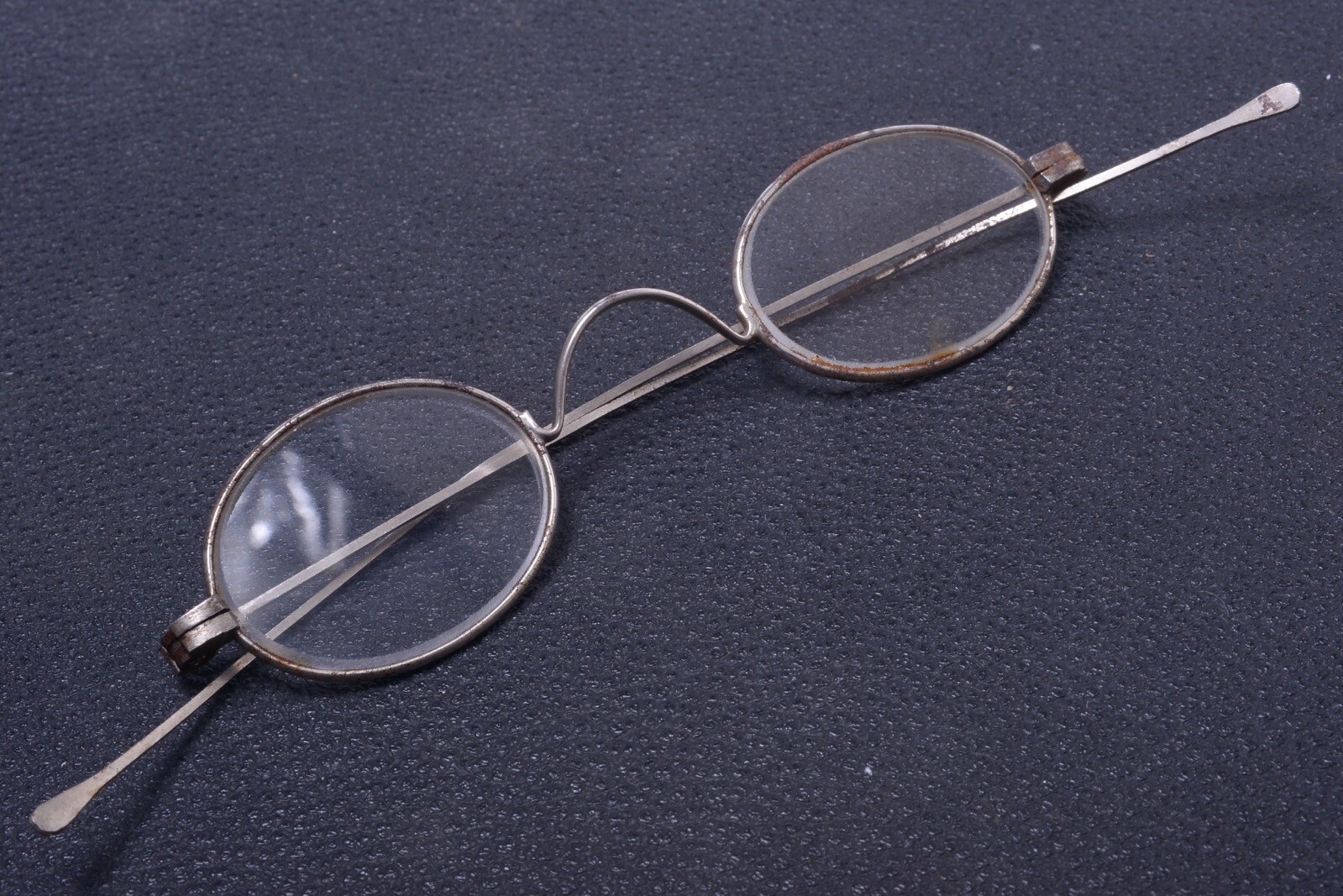 ✅ ANTIQUE +-1830 OVAL READING GLASSES SPECTACLES THIN FRAME APP. -0.5 DIOPTER
