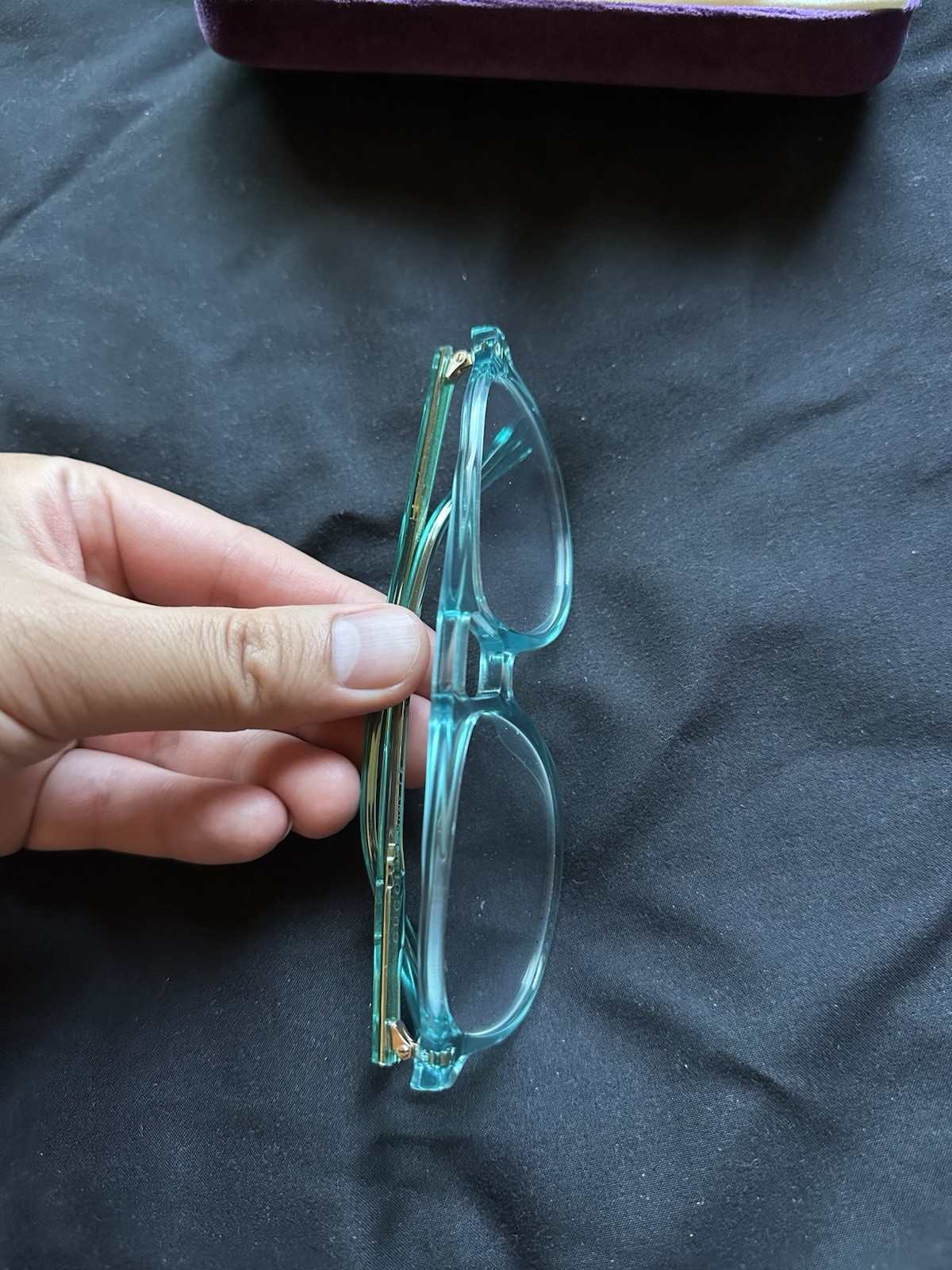 AUTHENTIC, Gucci Eyeglasses, Pilot Frame, Light Blue Acetate, GG0264O Pristine