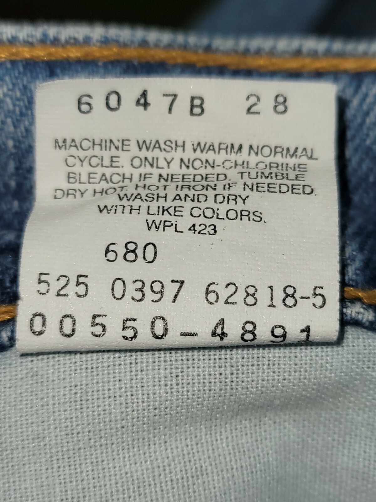 Vintage 1997 Levi’s 550 Jeans Made in USA 33×30 Measure 30 X 29 1/2. (J256)