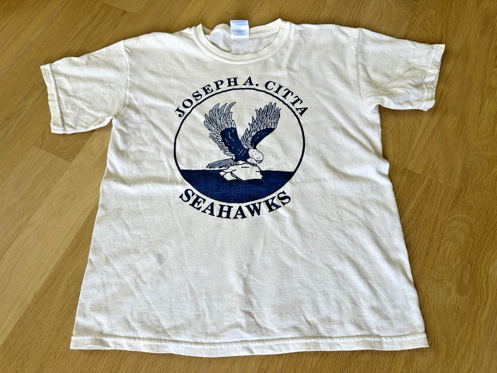 vintage SEAHAWKS elementary school MASCOT toms river NJ punk indie