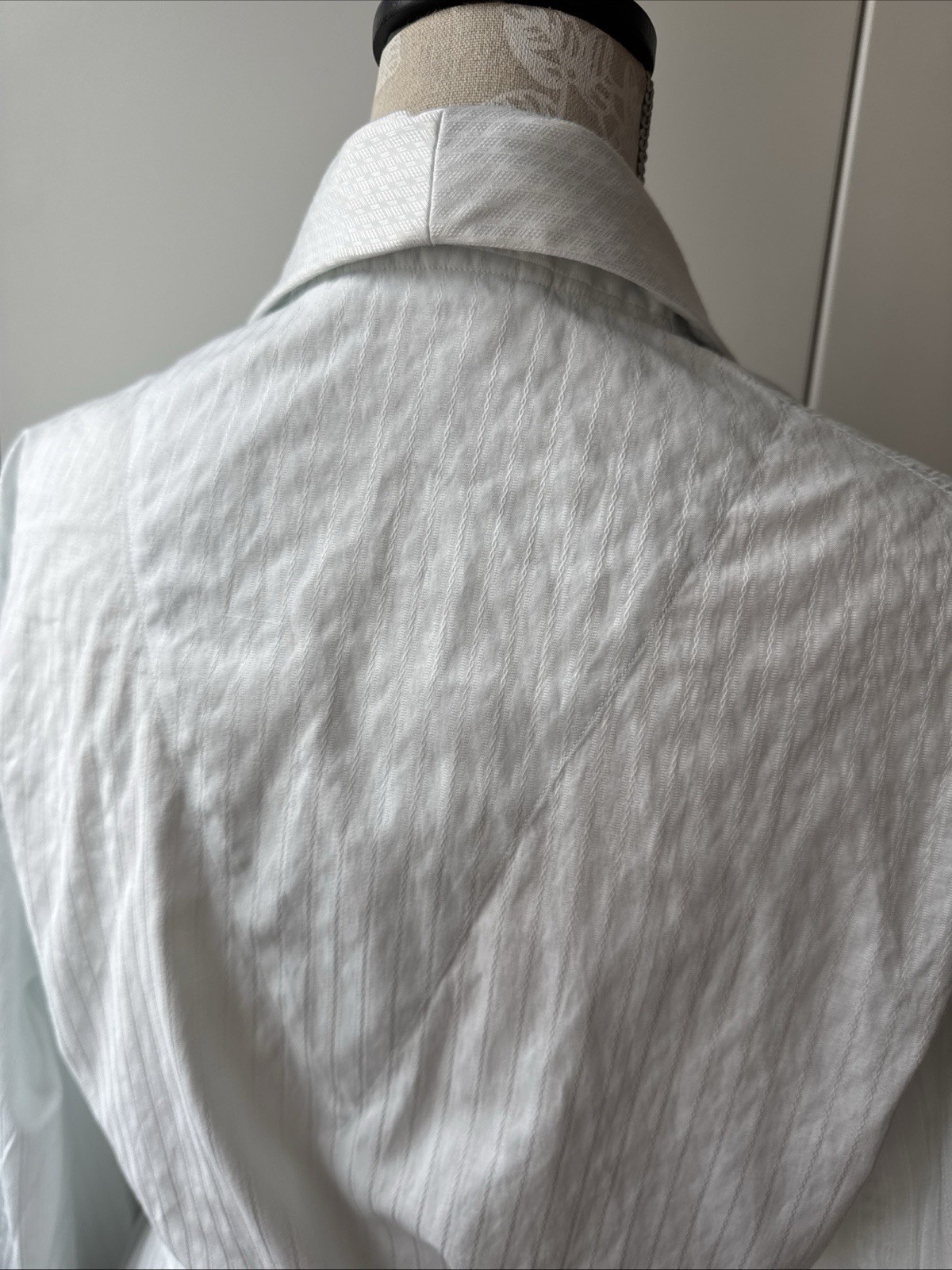 Vintage CAMICIA dressing gown / robe white 90s minimal unisex size 3 cotton