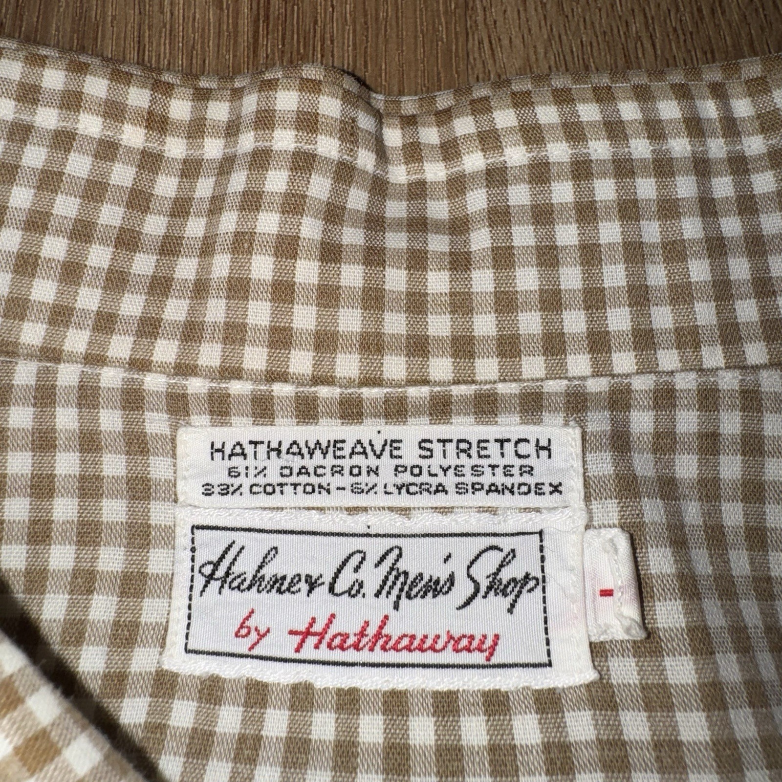 Vtg 50s 60s Hathaway Shirt Mens Hathaweave Stretch Tunic Pullover MCM Mod Large