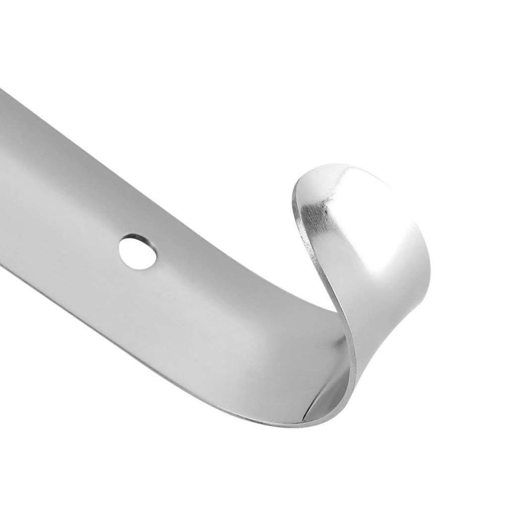 4 Sizes Extra Long Handle Shoe Horn Stainless Steel Handled Metal Shoehorn Horns