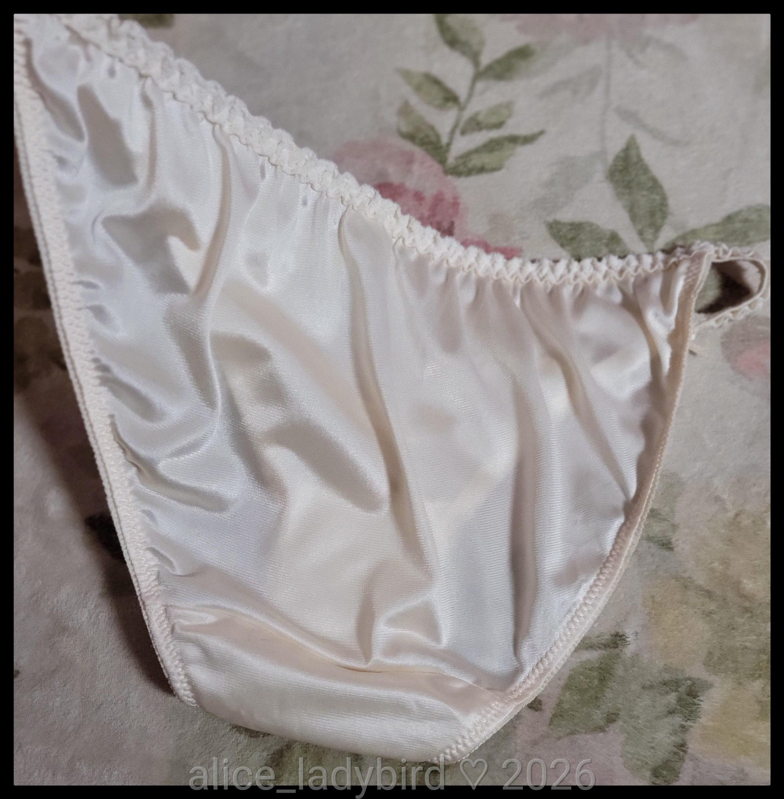 Vintage MAIDENFORM Sweet Nothings PANTY String Bikini BRIEF Chantilly LACE S/5