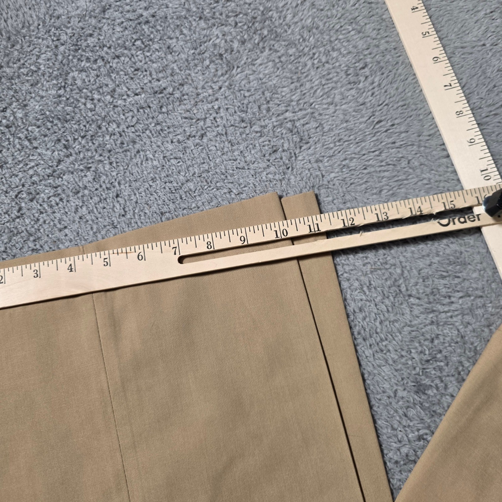 Mens 36×31 Trousers Tan Vintage Deadstock Klopman Dacron Cotton Slacks