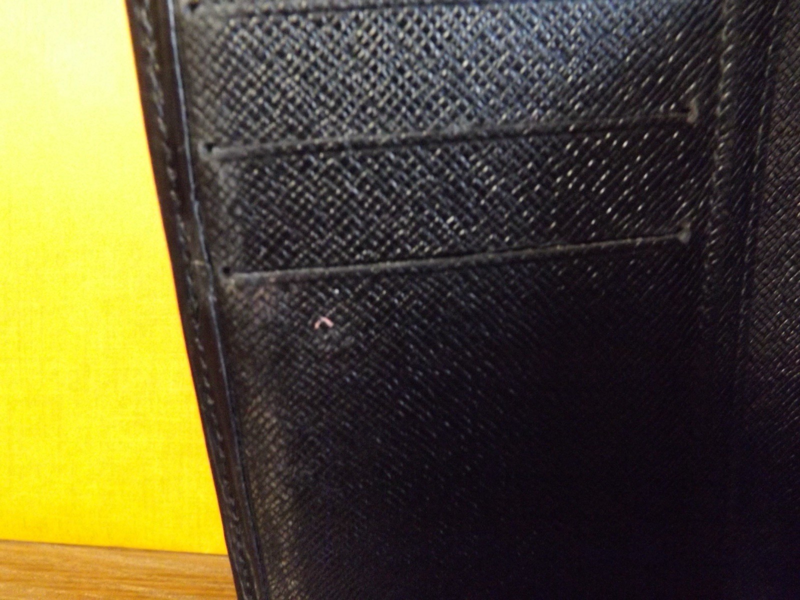 Louis Vuitton Black Epi Kiss Lock Wallet Vintage MI 0030 Card and Coin Wallet