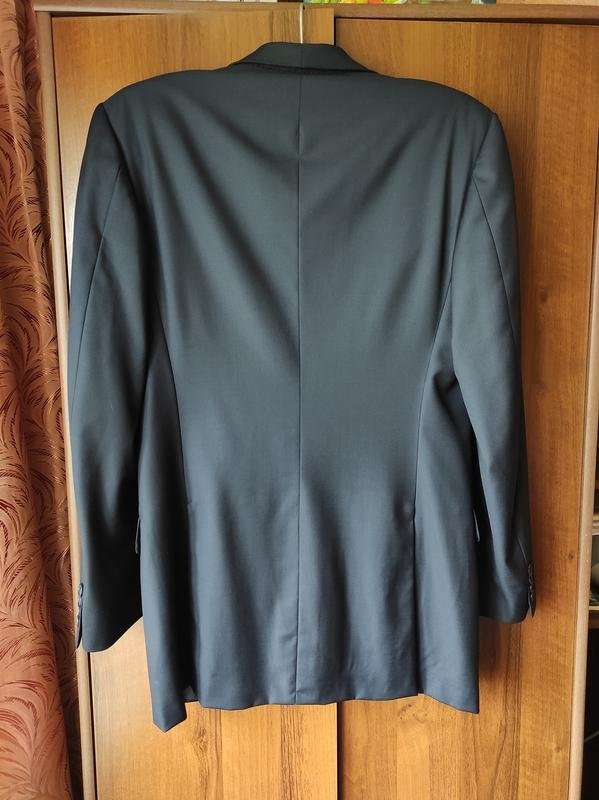 Men Corneliani Navy Silk Wool Blazer 40 /L / 48
