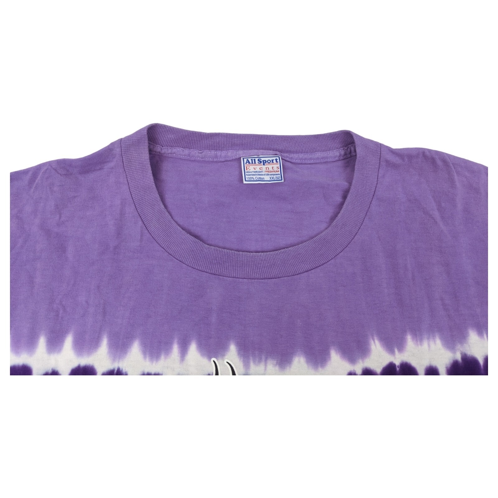 Minnesota Vikings Chris Carter Vintage Y2K Purple Tie Dye Shirt Mens XXL