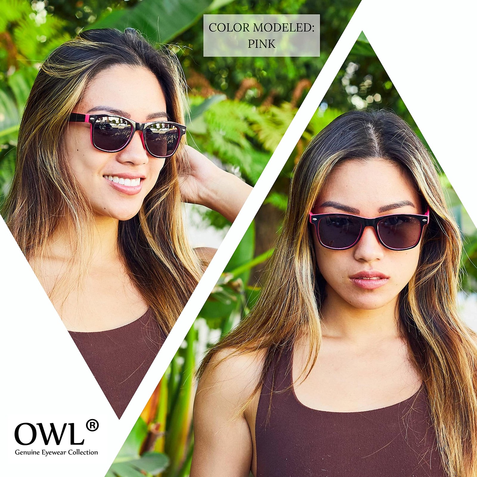 Vintage Two Tone Sunglasses Smoke Lens Retro Stylish UV 145mm, 10 Pack Mix