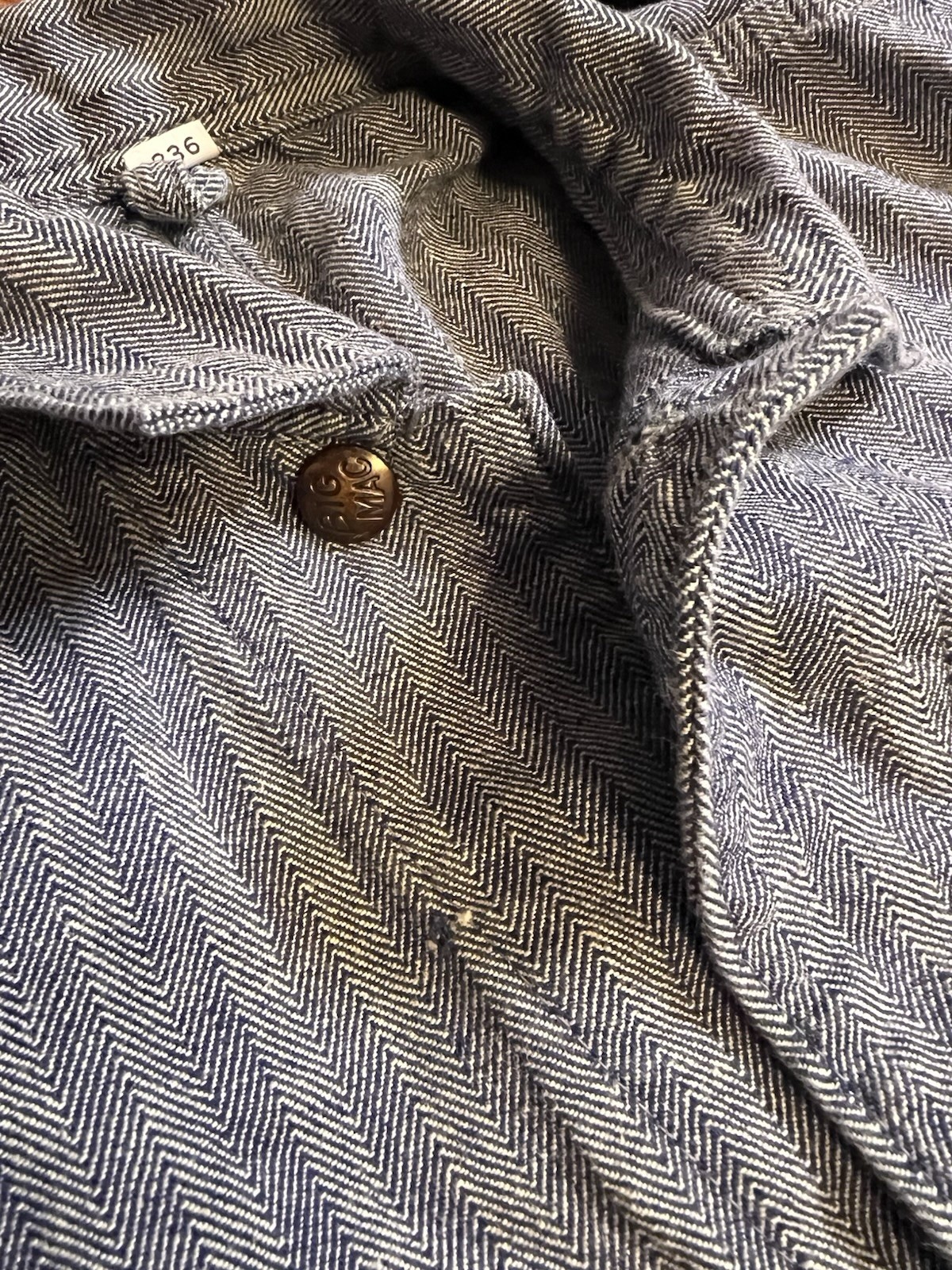Vintage 60s Dead Stock NOS Big Mac Penney’s Sanforized Denim Coveralls 38R