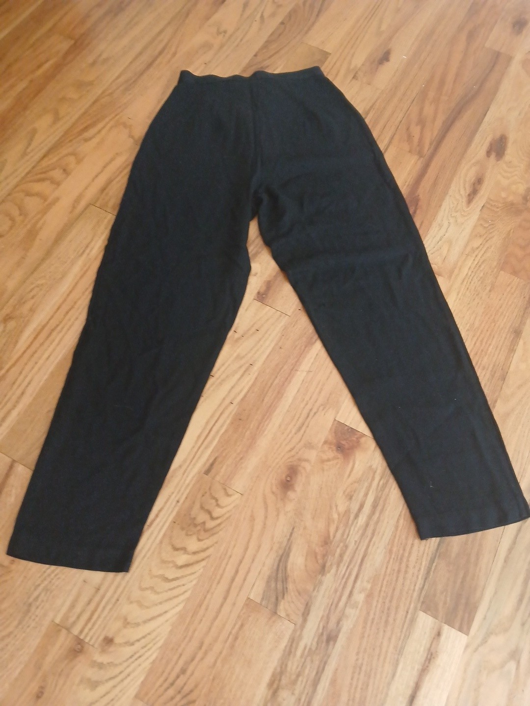 VTG Black 80s/90s Super High Waist Pleated Pants Made In USA Small