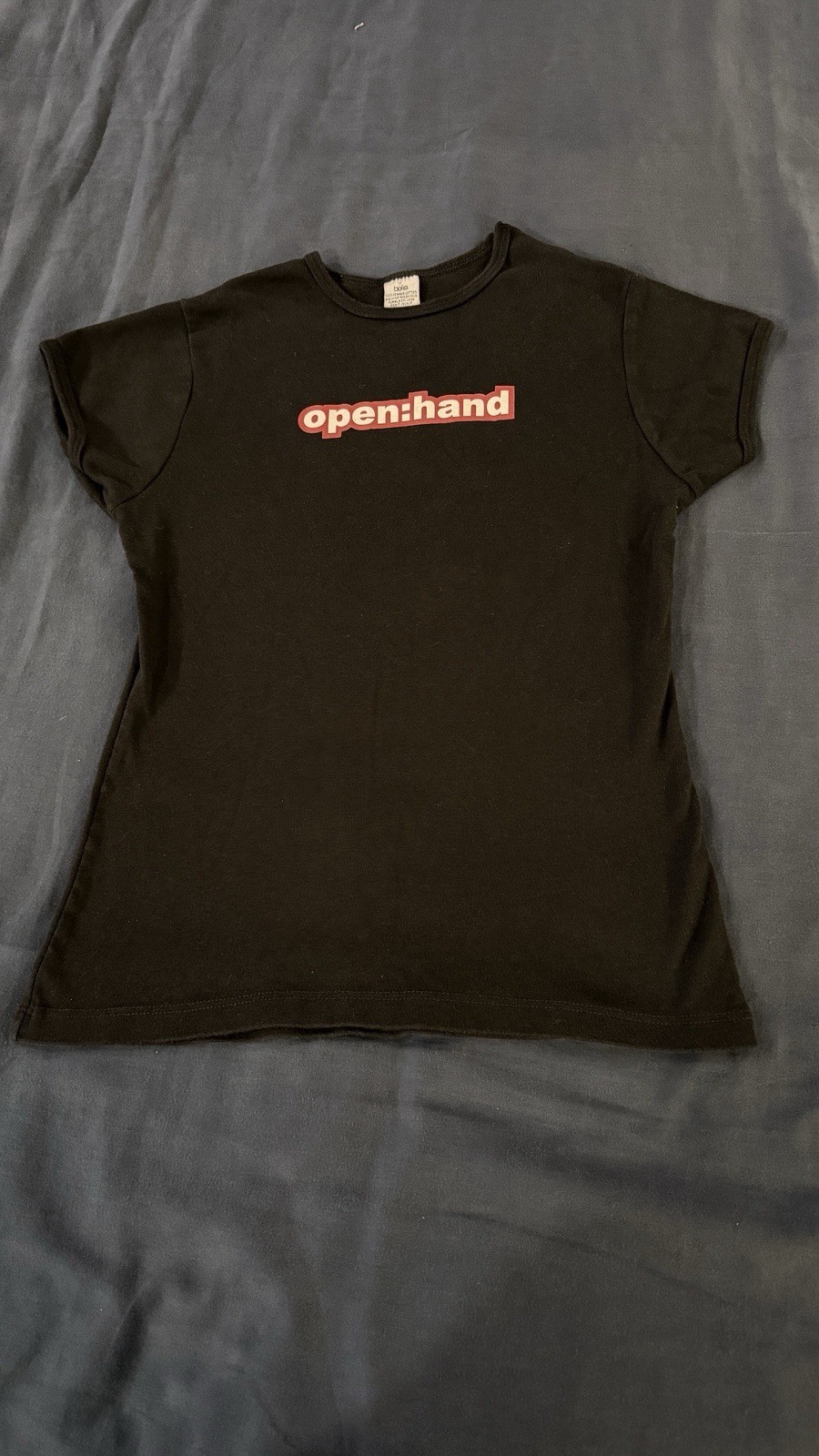 Open Hand Post Hardcore Punk 2000’s Band Tee In Sz Women’s Medium Black
