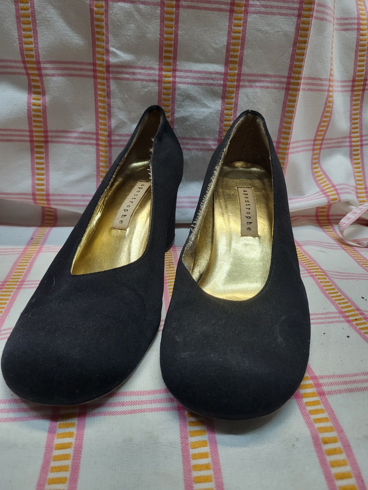 Vintage Apostrophe Ladies Felt Shoes