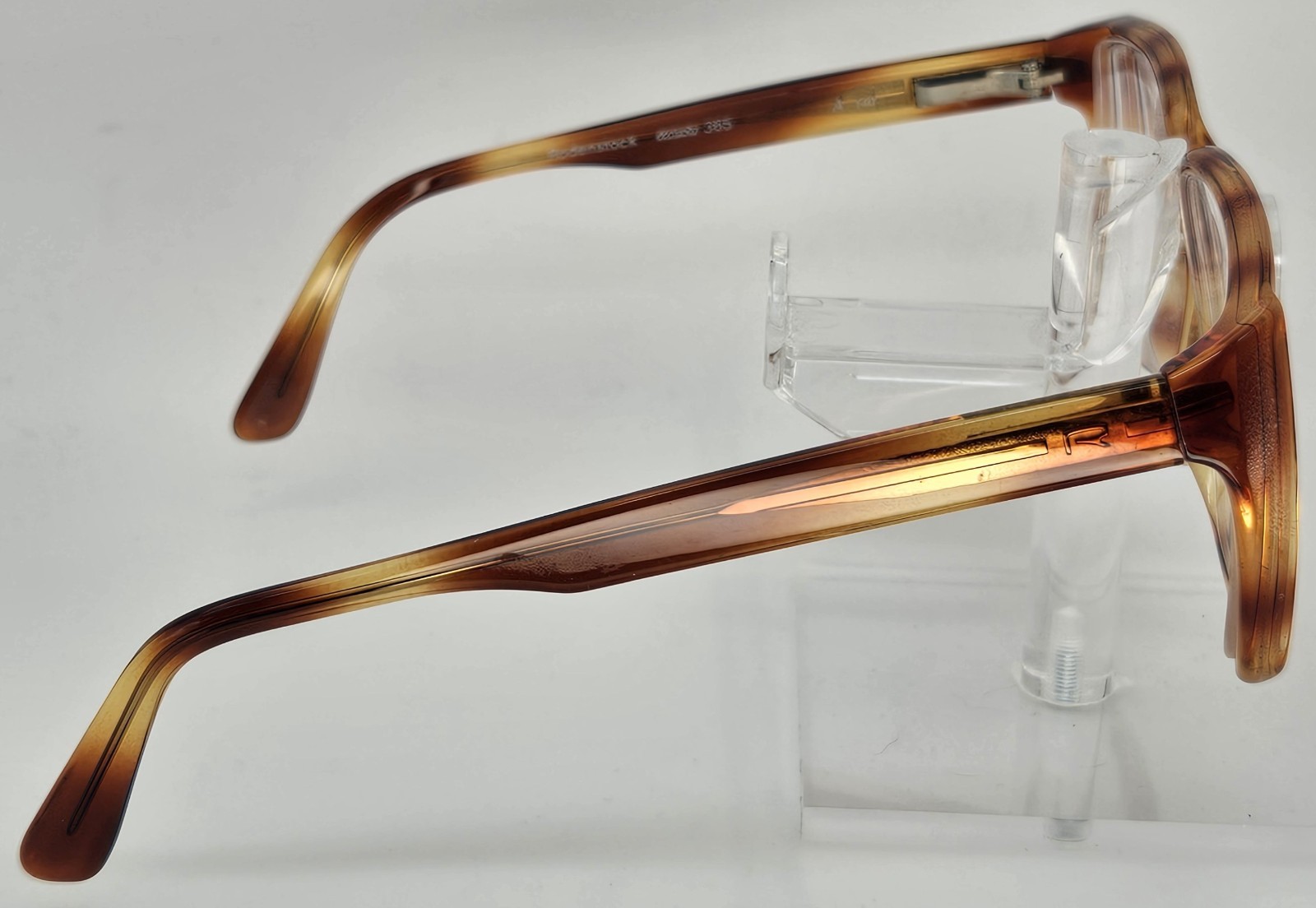 Vintage Rodenstock Exclusiv 365 Rodaflex Frames Only 59-15-140 Amber Unisex R1