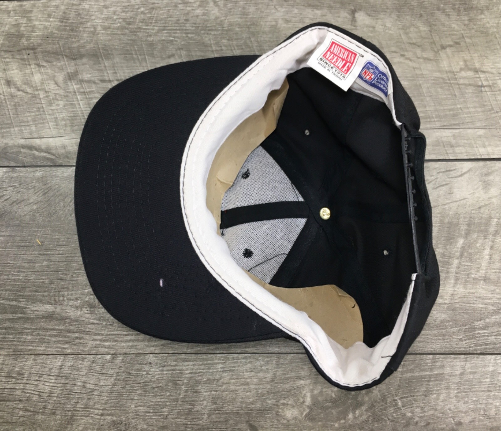 NOS Super Bowl XXVI NFL Minneapolis Blue Snapback Hat Cap Vtg American Needle