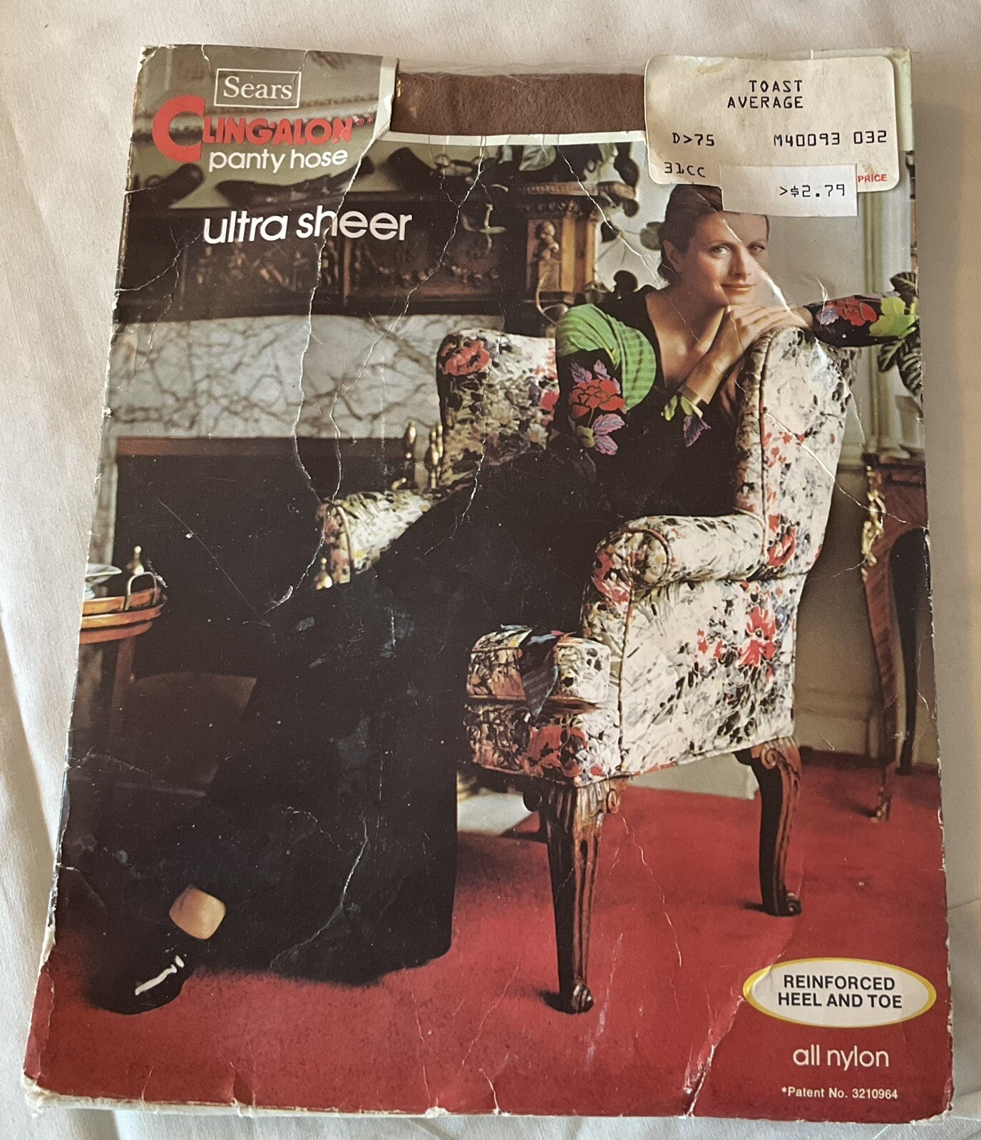 Jockey For Her Cling-alon Sears Best Vintage 4 Pc Pantyhose Lot Size Med Avg B