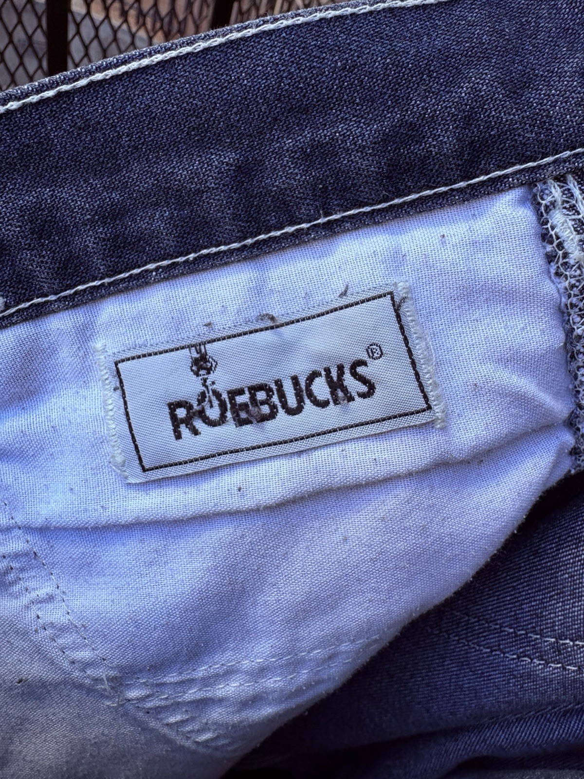 Vintage Roebucks Denim Carpenter Pants – perfectly worn in just for you! 🪚🪛🔨