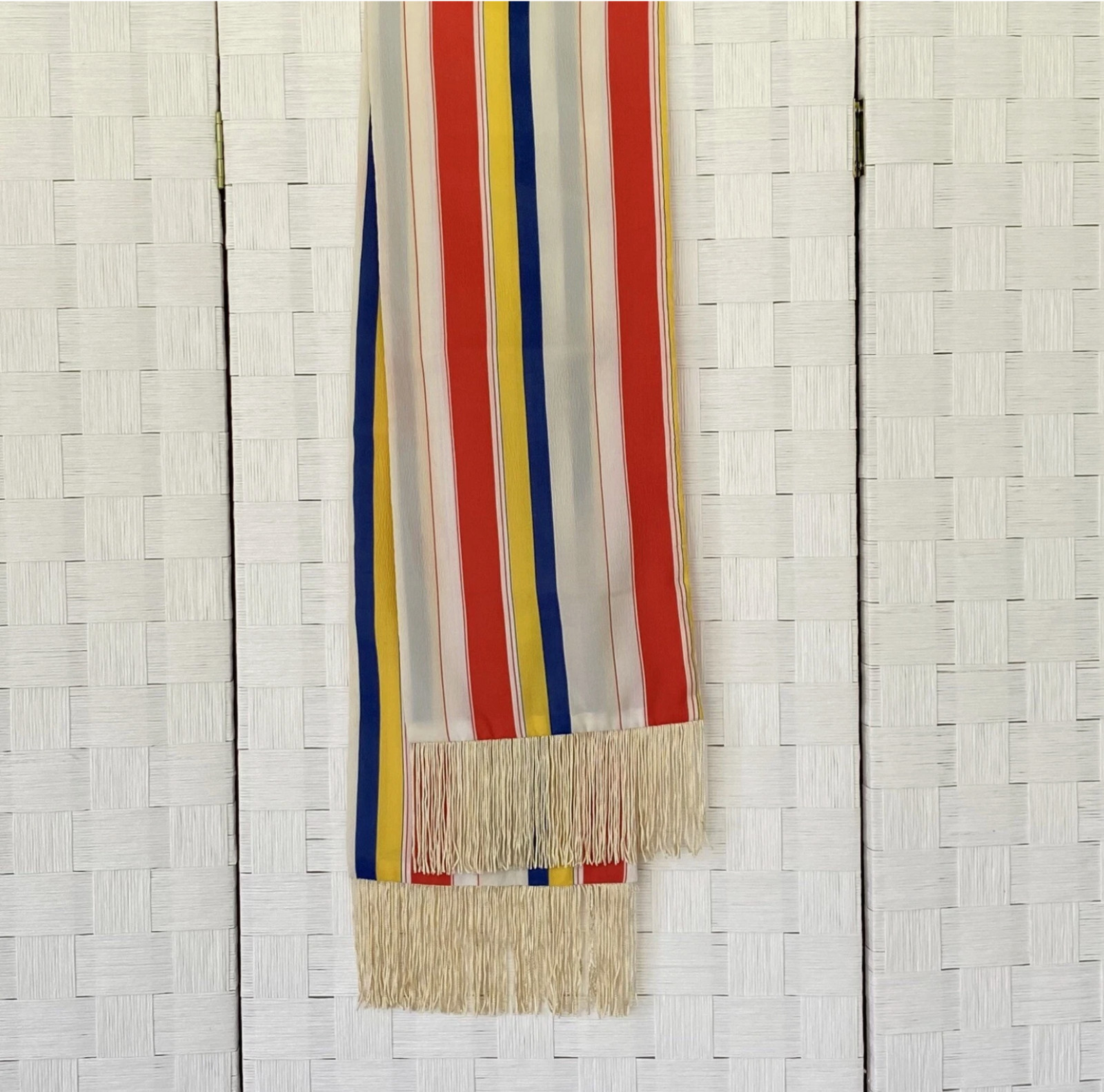 60s Vintage silk Scarf Mod Midcentury