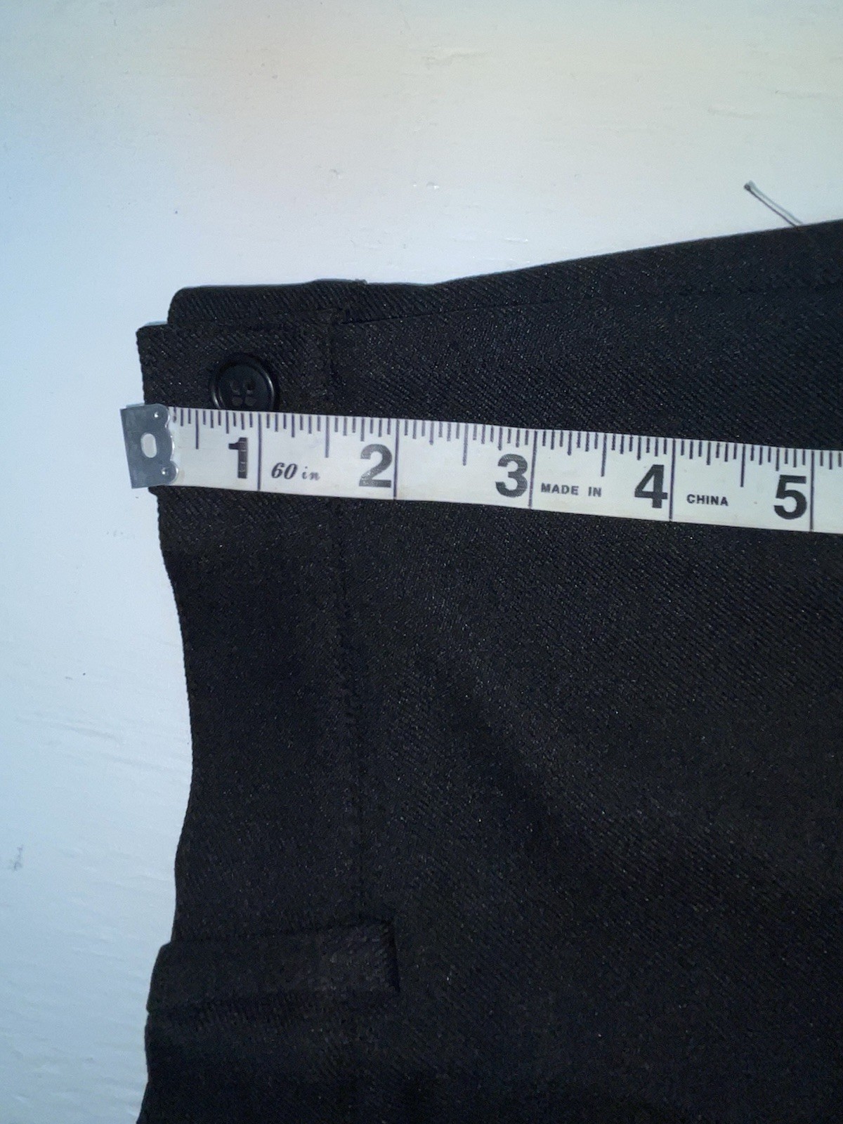 New Vintage Black Polyester Pants #L10 ZZ-9