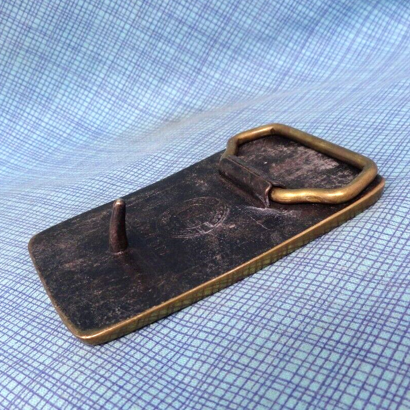 Sii Smith Tool Promo Dress Belt Buckle Gas Oilfield Services Vtg 80s BTS .NOX114