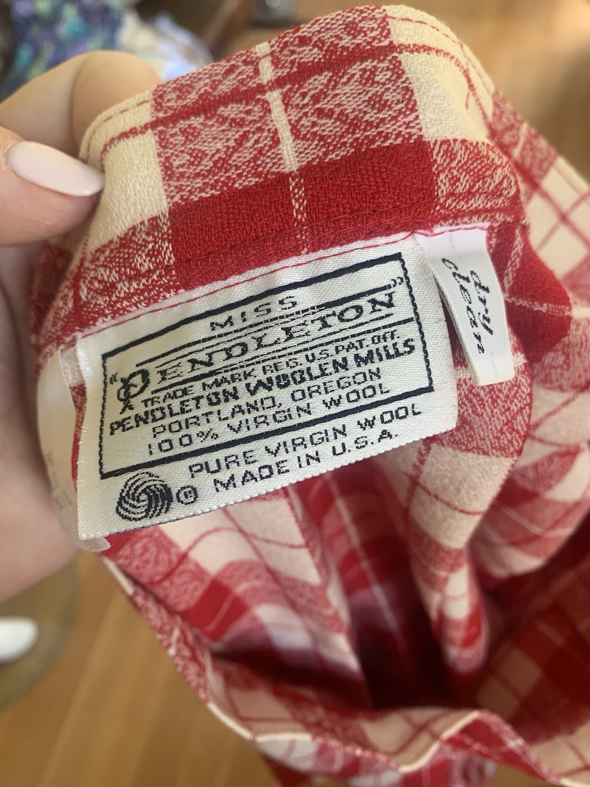 Vintage Plaid Pendleton A-Line Midi Skirt | High Waisted Checkered Riding Skirt