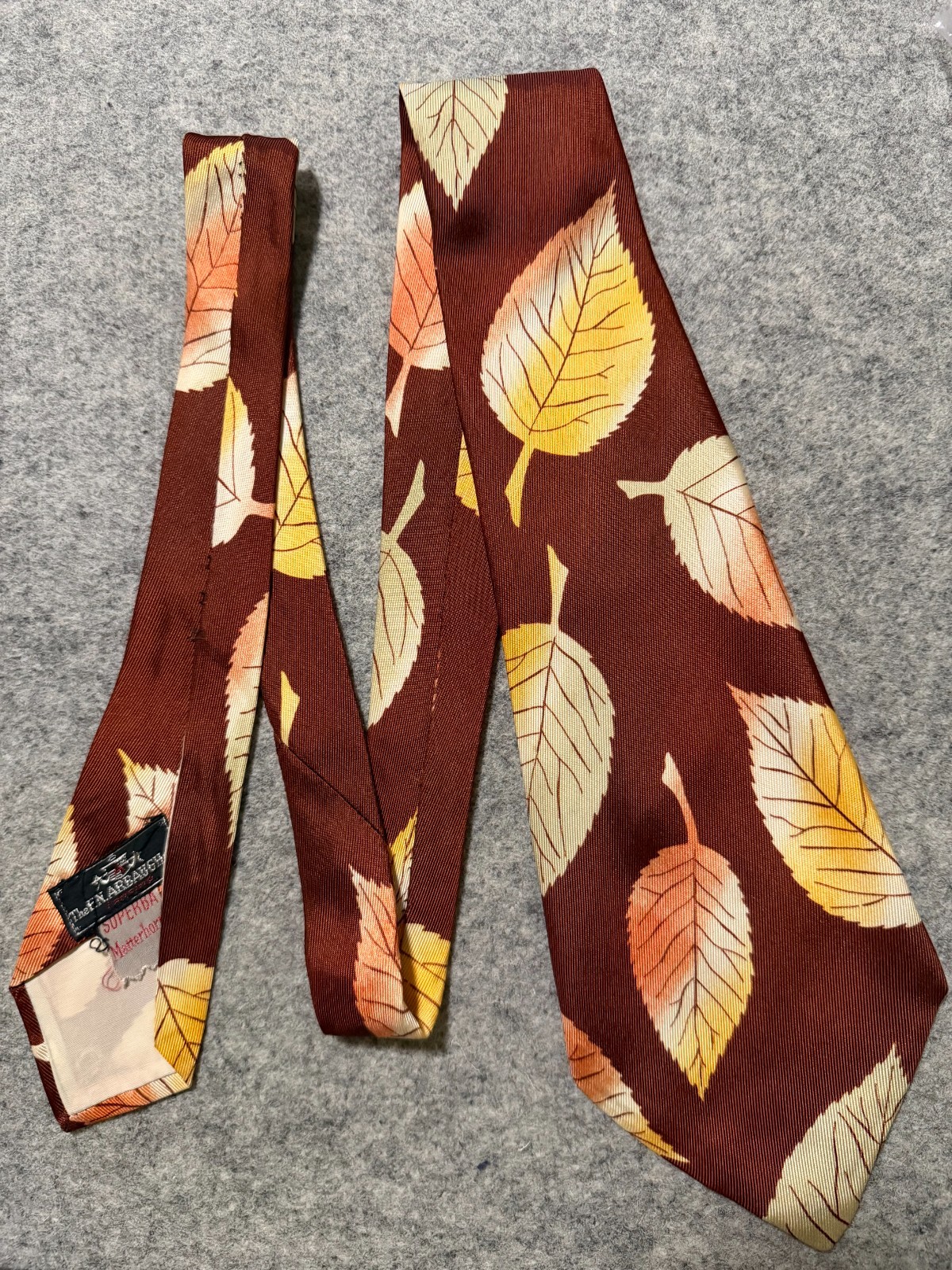 1940s 40s vintage rayon swing tie necktie 1950s 50s