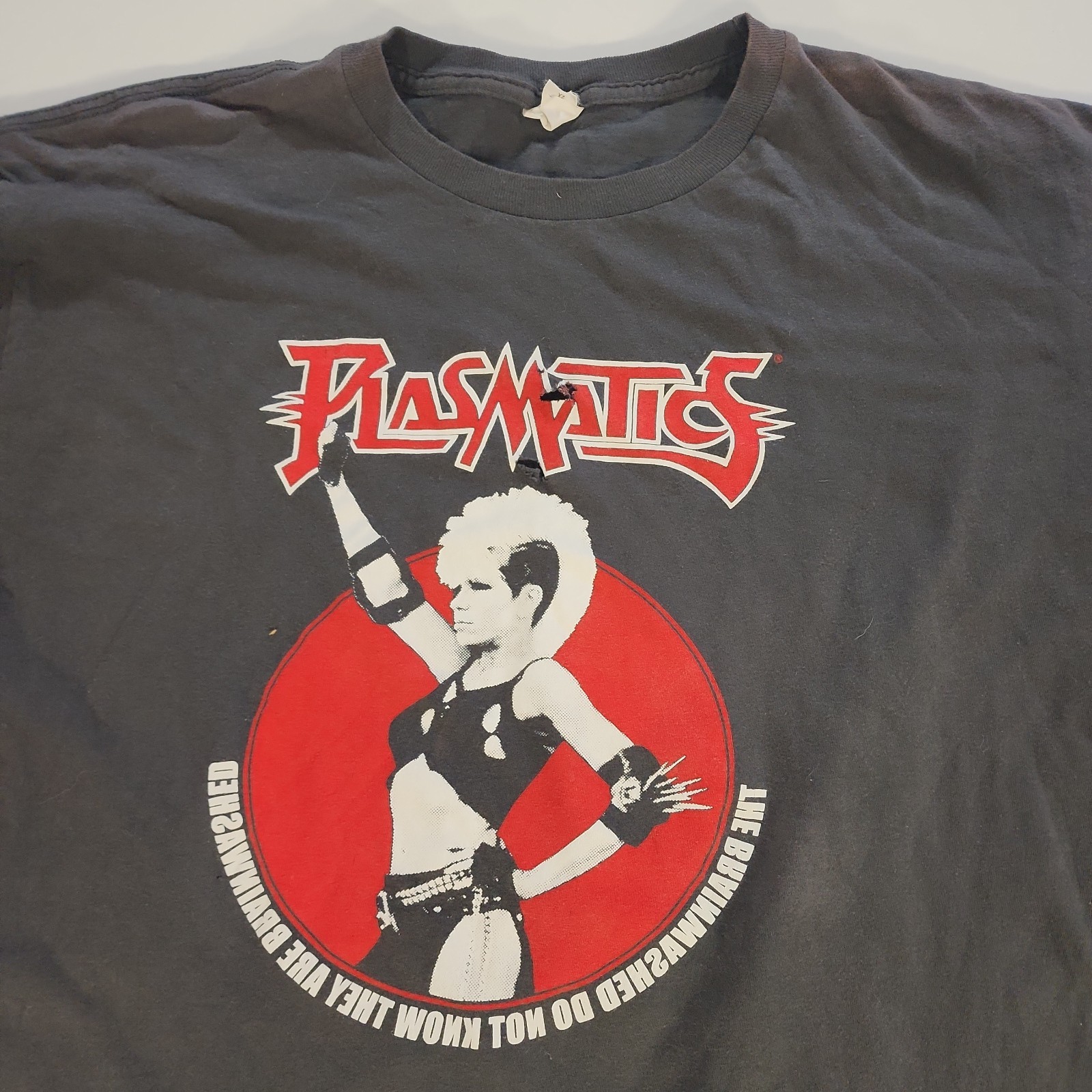 Plasmatics Wendy O Williams Shirt 2XL Y2K 2000s Vintage Style Punk Tee Distress